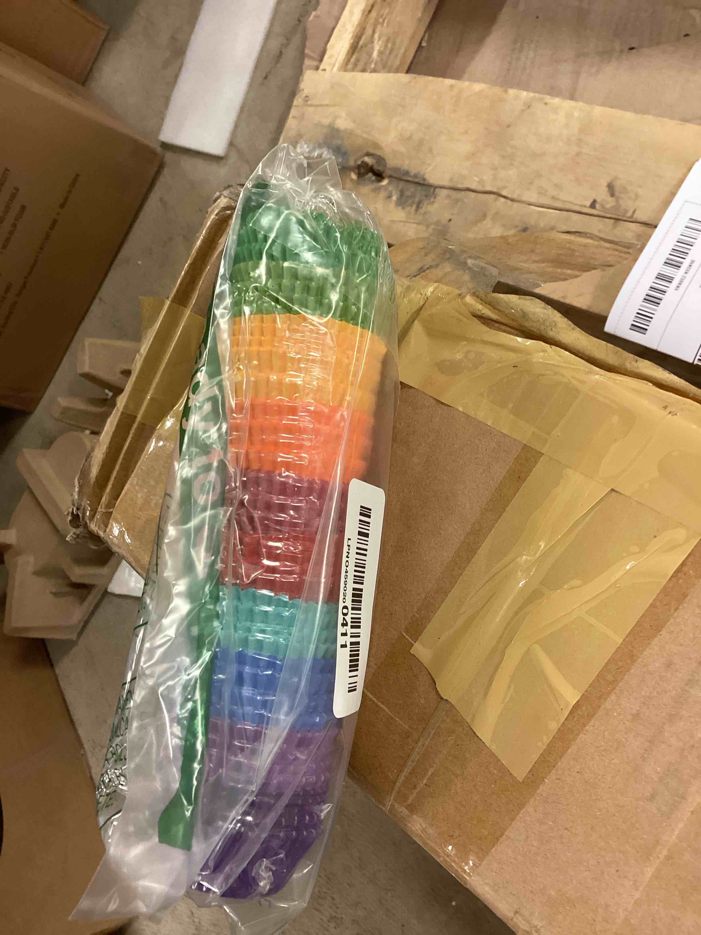 Condition photo showing New/Like New for GUSTO [500 Pcs] Mini Cupcake Liners for Baking, Colorful Muffin Liners, Food Grade & Grease-Proof, Baking Cups - Bright Assorted Colors for Candy Cups and Cake Balls - (Formerly Comfy Package)