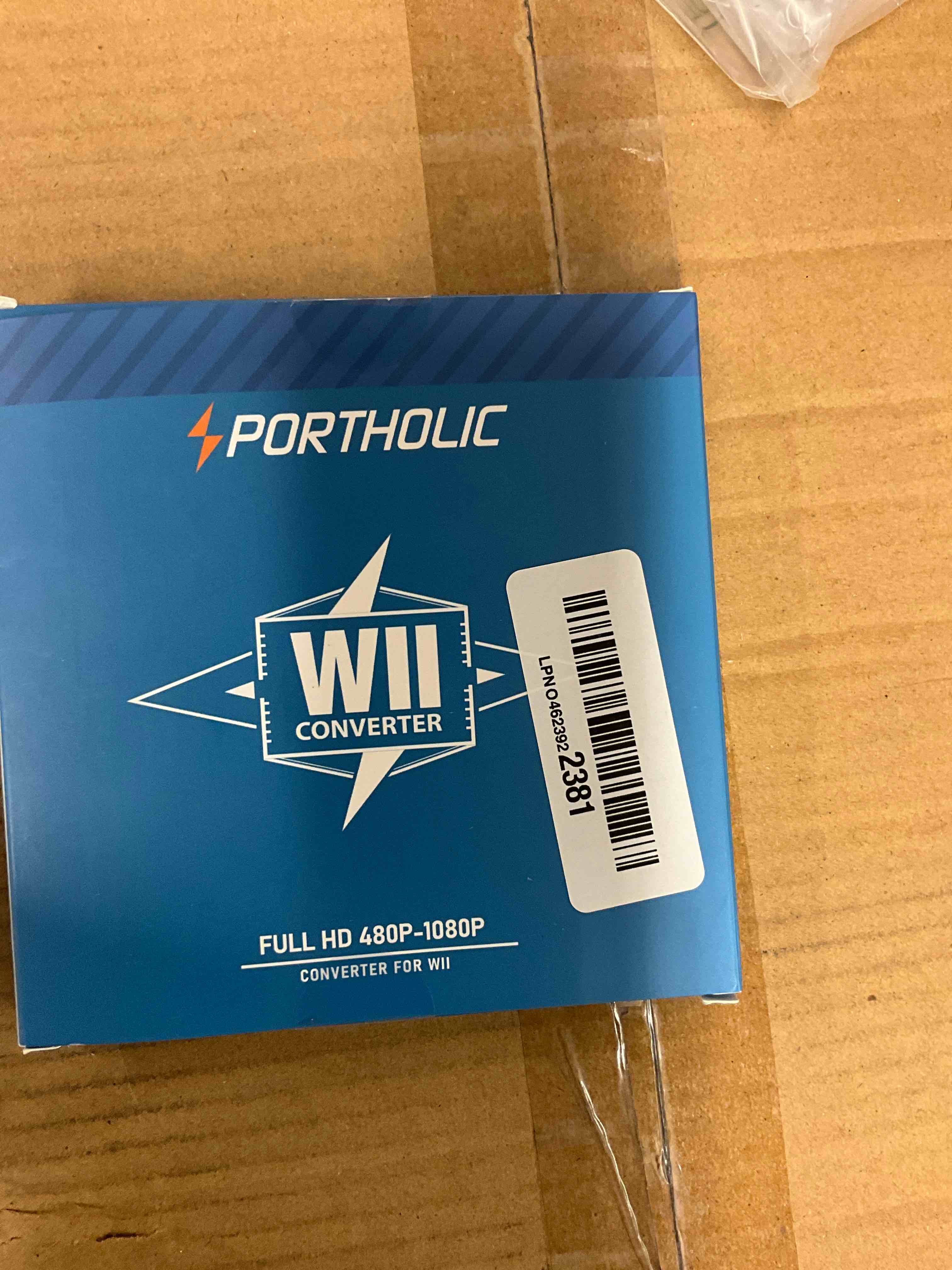 Condition photo showing New/Like New for PORTHOLIC Wii to HDMI Converter 1080P for Full HD Device, Wii HDMI Adapter with 3,5mm Audio Jack&HDMI Output Compatible with Wii, Wii U, HDTV, Monitor-Supports All Wii Display Modes 720P, NTS White