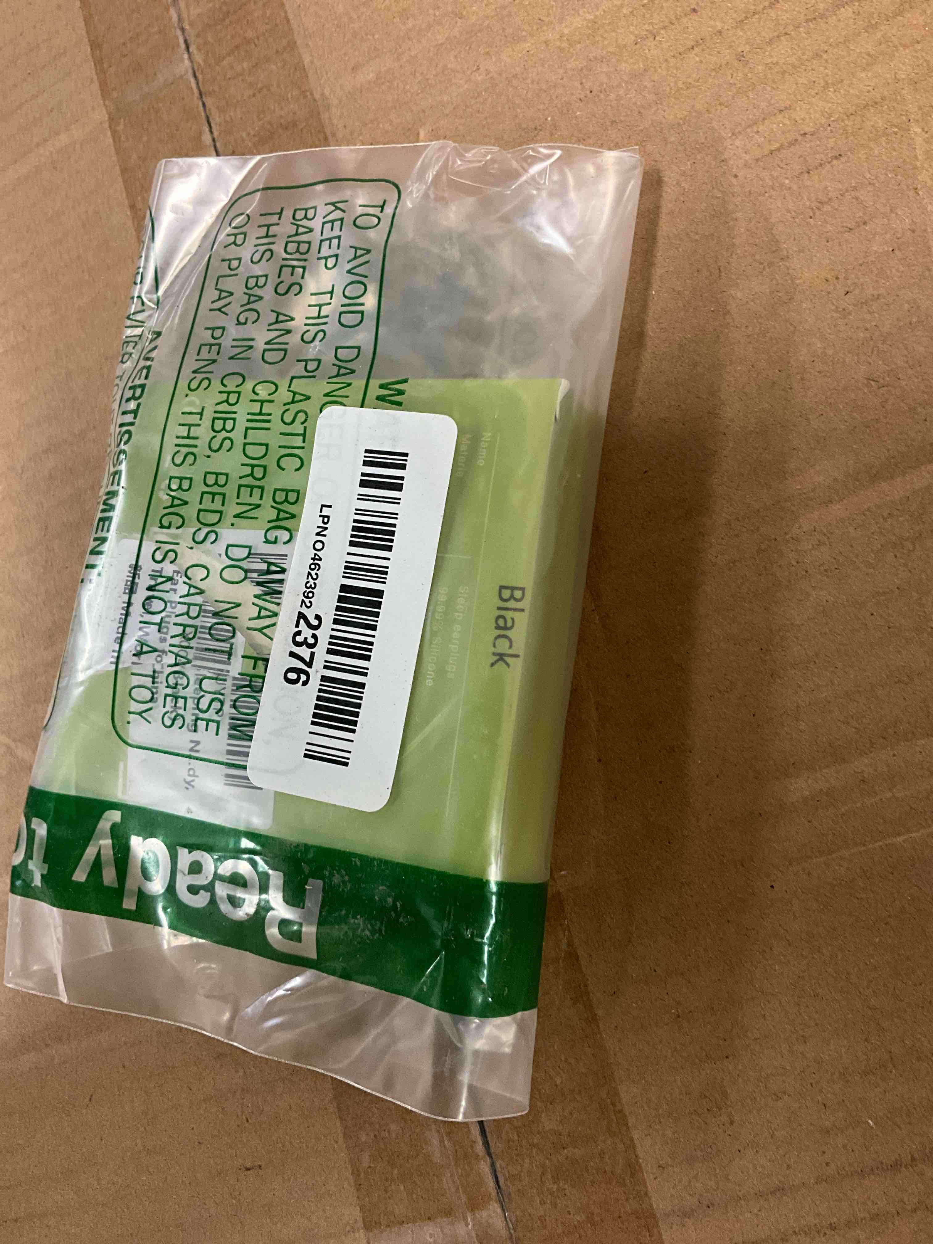 Condition photo showing New/Like New for Ear Plugs for Sleeping, Ultra-Soft Noise Reduction Ear Plugs for Hearing Protection, Comfortable Sleep Earplugs for Travel, Work, Concerts & Sound Blocking (Black)