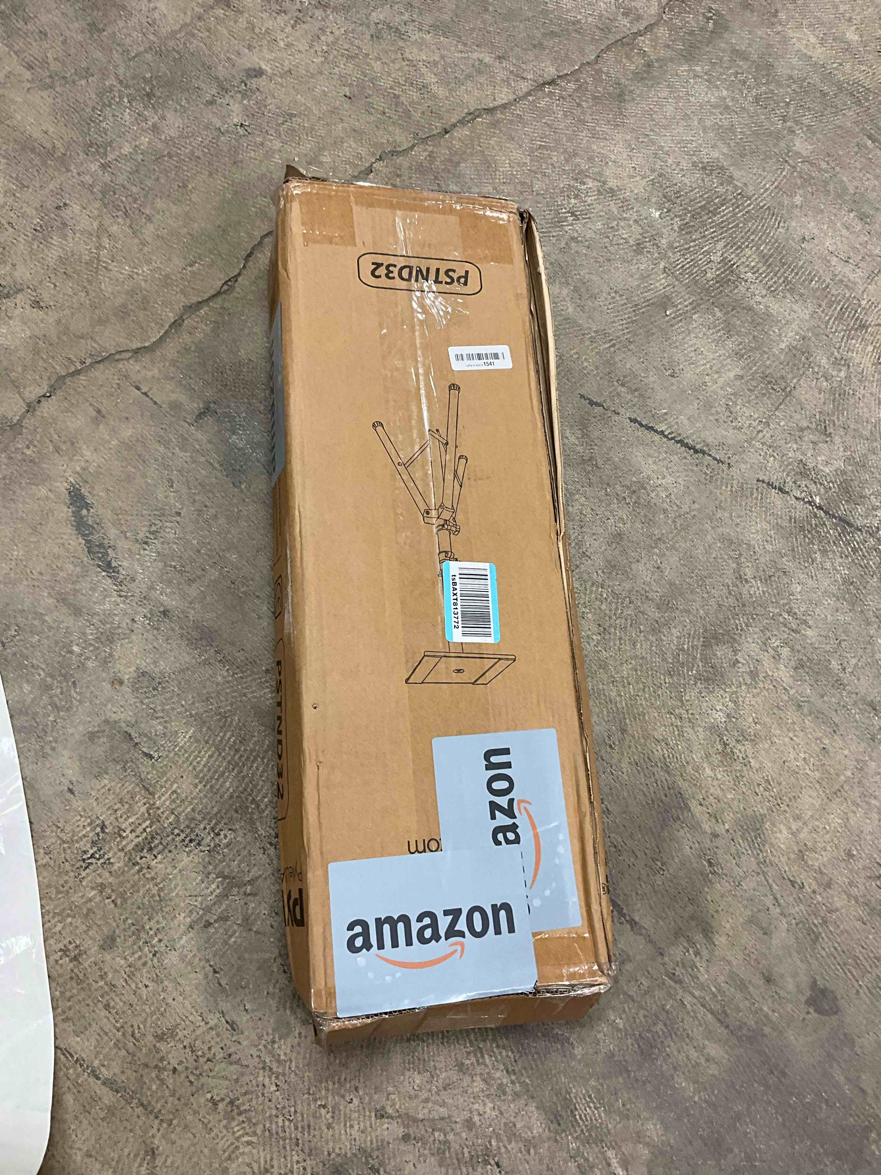 Condition photo showing Good Condition for Pyle Adjustable Speaker Stand Pair – Dual Studio Monitor Tripod with Metal Base, Anti-Slip Speaker Pads, Height Adjustment from 34” to 53” – Ideal for Home, Studio, and DJ Use, 90 lbs Weight Capacity