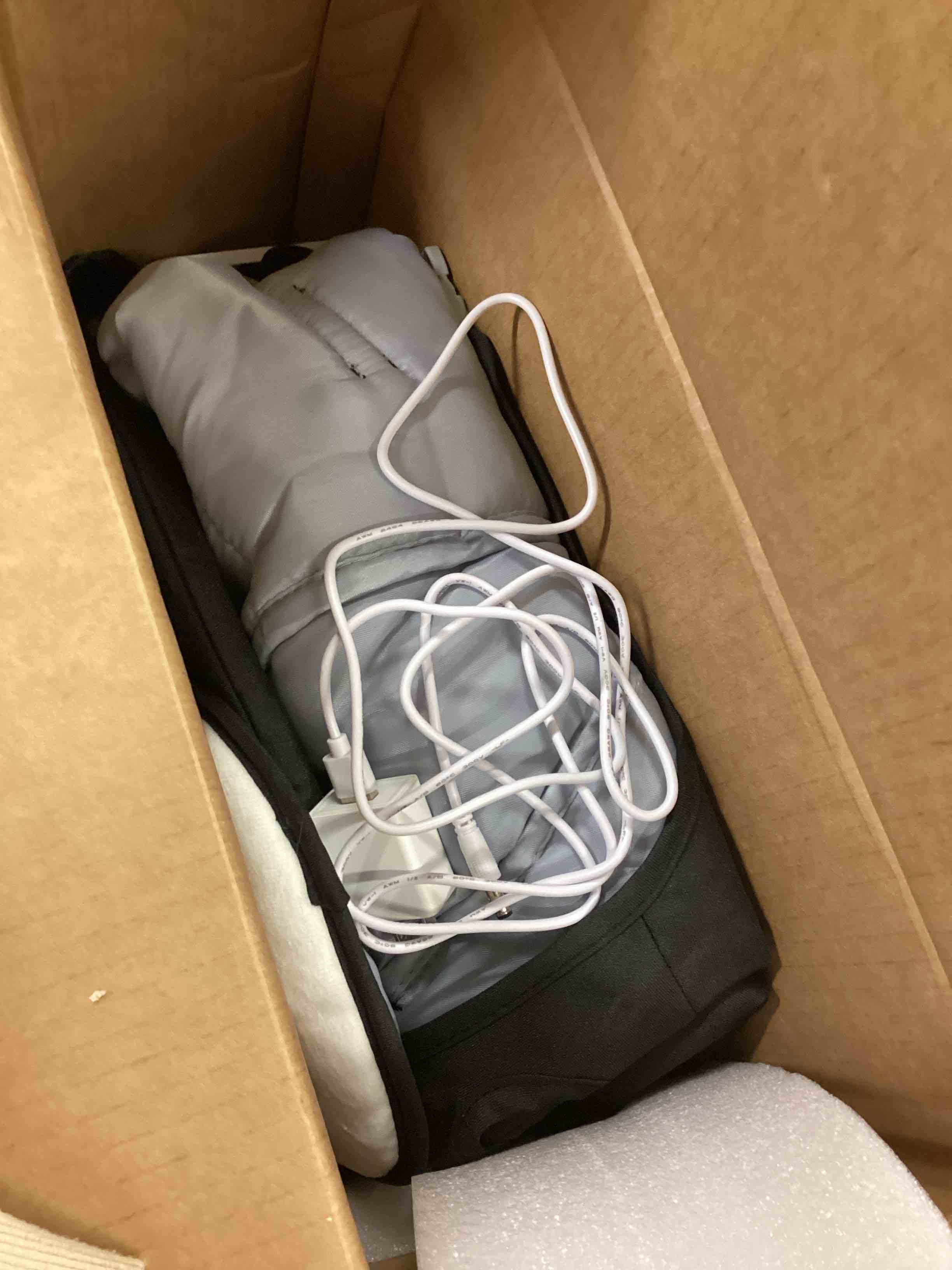 Condition photo showing As Is for Momcozy CocoSway Baby Swing for Infants to Toddler, 3D-Motion Electric Baby Swing with 6 Motions & 4-Speeds, Remote Control, Infant Swing with 8 Preset Lullabies for Baby Boy Girl Up to 20 lbs, Haze