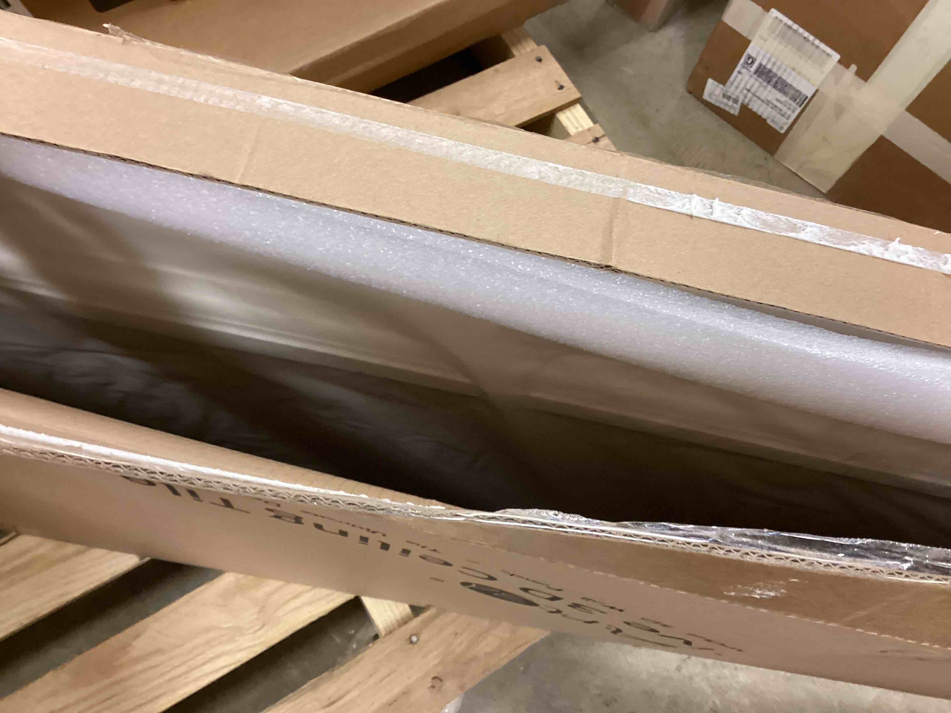 Condition photo showing New/Like New for Art3d 12-Pack Drop Ceiling Tiles 2x4 Ft, PVC Decorative Ceiling Covering Panels for Basement Kitchen Bathroom, 24x48 Inch, Cover 96 Sq. Ft, Smooth White Smooth White 24x48 inch