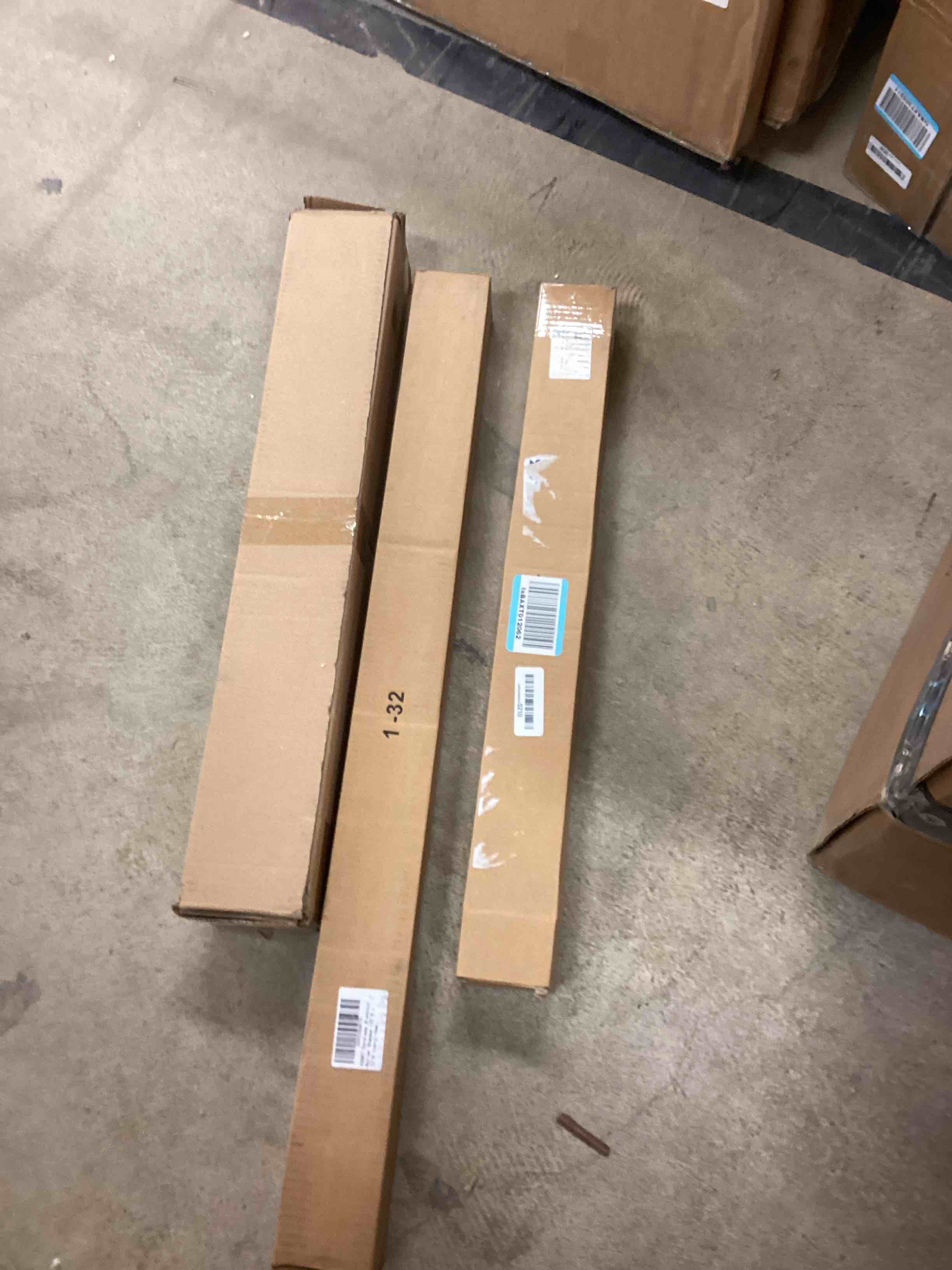 Condition photo showing As Is for Assorted Lot of Window Blinds (Standard, Cordless, Faux Wood, Roller Shades, etc.)