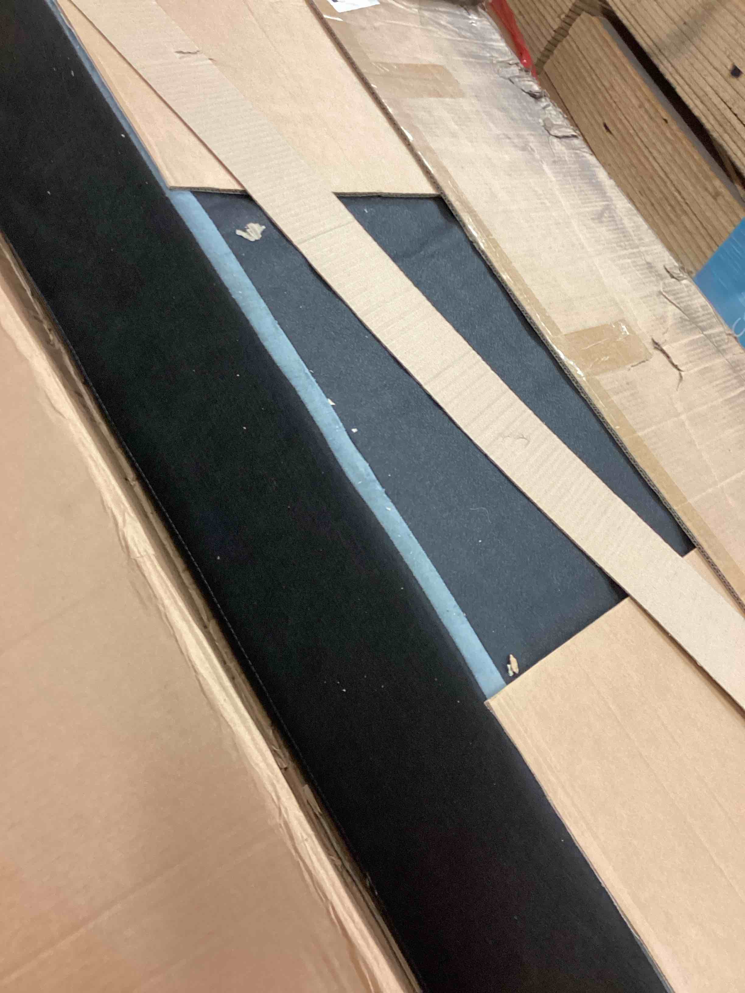 Condition photo showing As Is for Garvee Couches for Living Room, 84'' Sofa Bed?l-Shaped Sectional Sleeper Sofa with Pull Out Bed?Reversible Storage Chaises? Hidden Storage Armrests?Cup Holders & USB Charging Ports (incomplete box 1 only) 