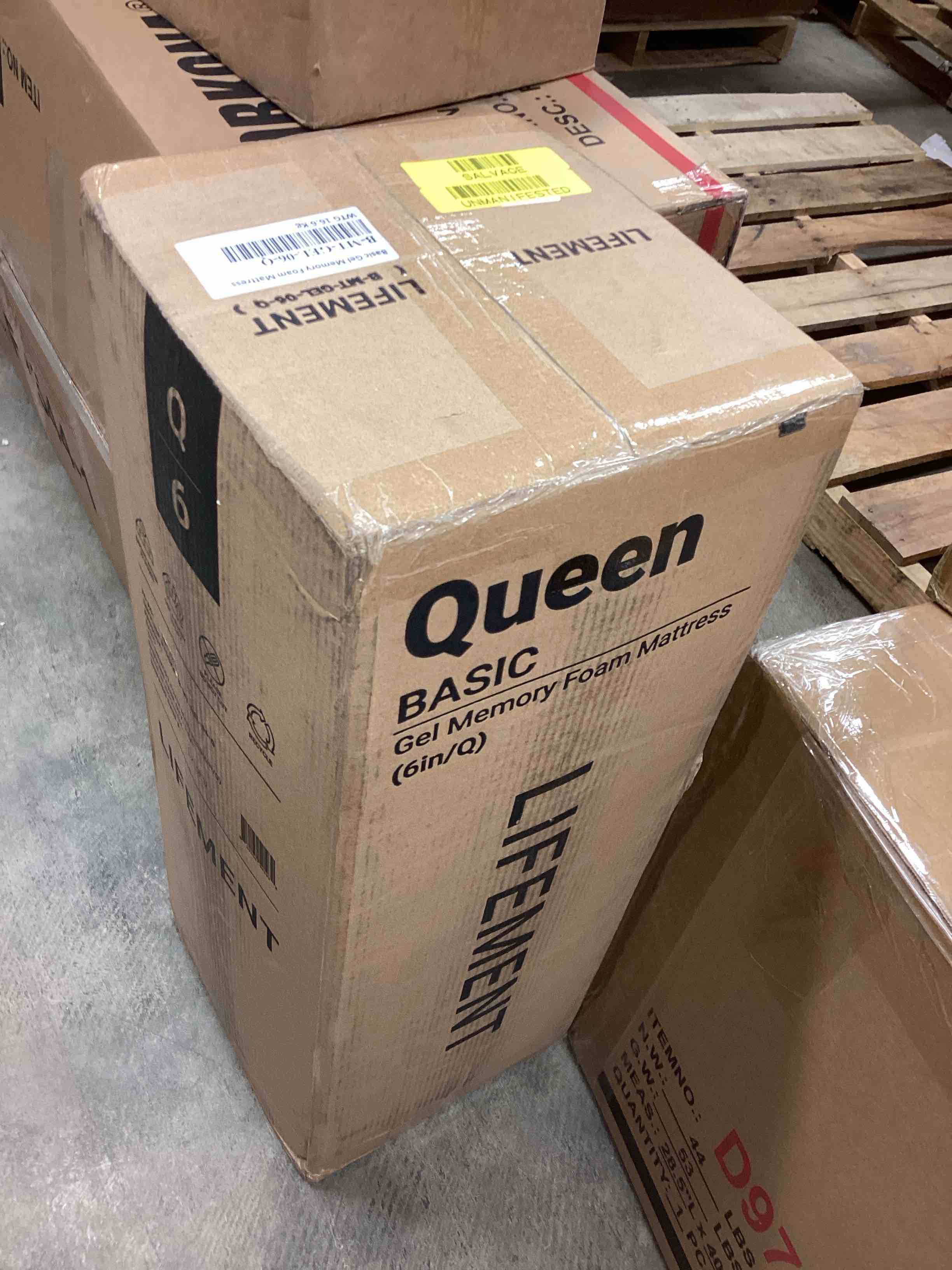 Condition photo showing New/Like New for LIFEMENT 6 Inch Queen Cooling Gel Infused Memory Foam Mattress in a Box | Medium Firm Bed, Fiberglass Free, CertiPUR-US & Oeko-TEX Certified Foam, Pressure Relief Comfort