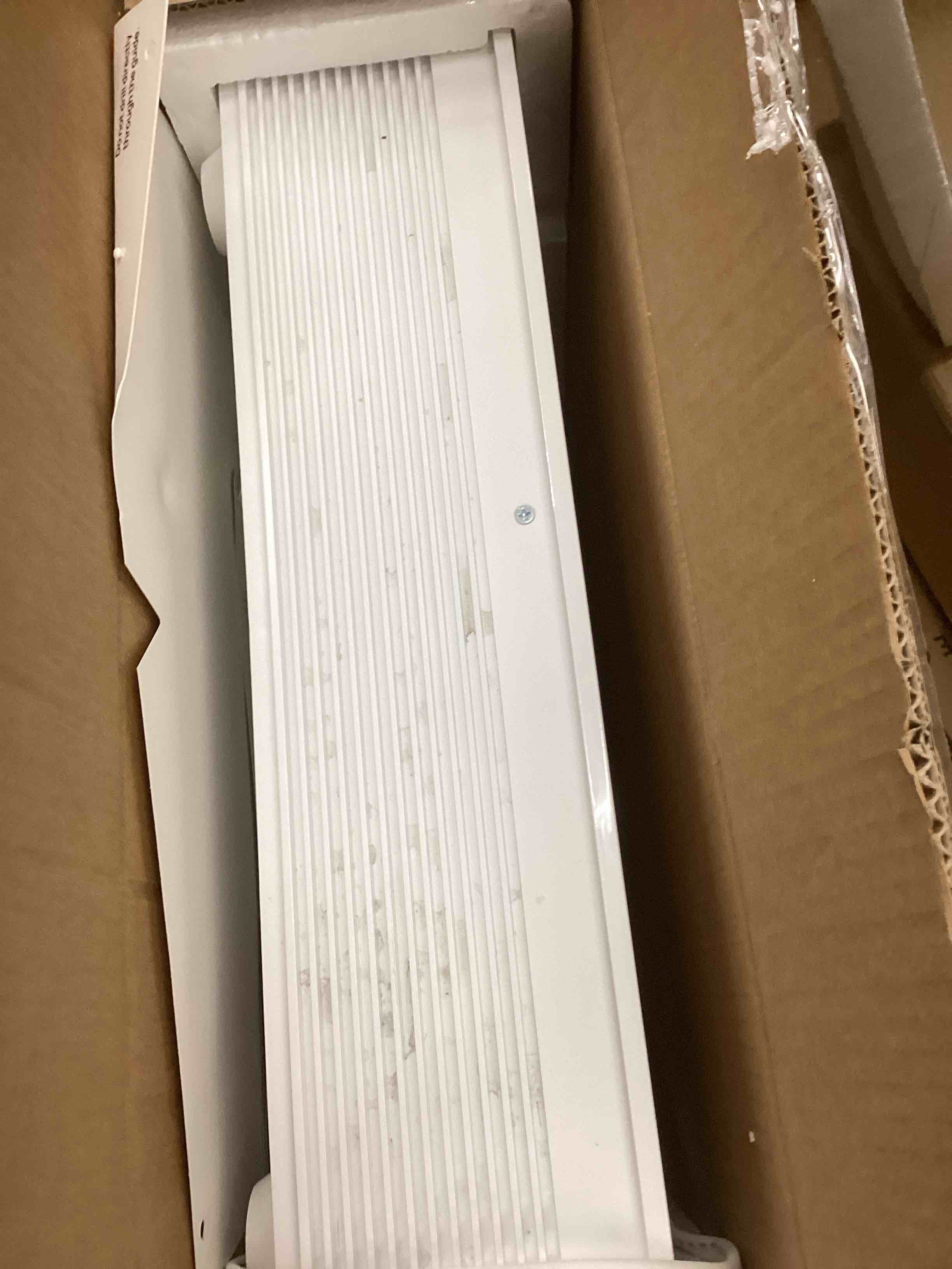 Condition photo showing As Is for Dreo Smart Wall Heater, Electric Space Heater for Bedroom 1500W, 120° Vertical Oscillation, Adjustable Thermostat, Remote Control, 24H Timer, Easy-Mount Heater for Indoor Use, Works with Alexa, WH719S White Standard