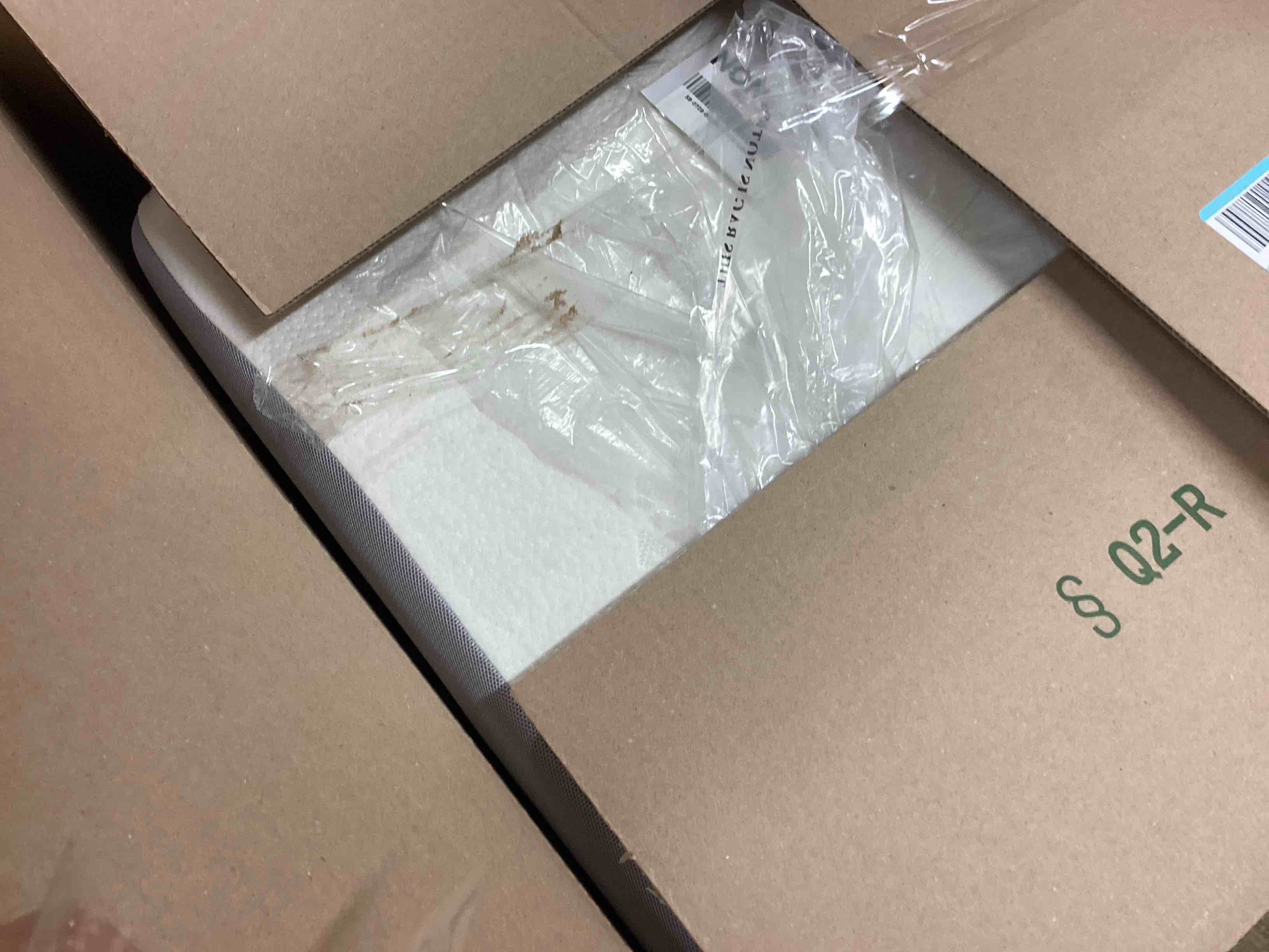 Condition photo showing As Is for Folding Mattress, 4 Inch Memory Foam Tri-fold with Breathable Bamboo Fiber Fabric Cover, Foldable Floor Mattress Guest Bed for Camping, Road Trip, Single 4 Inch Single(75*25inch)