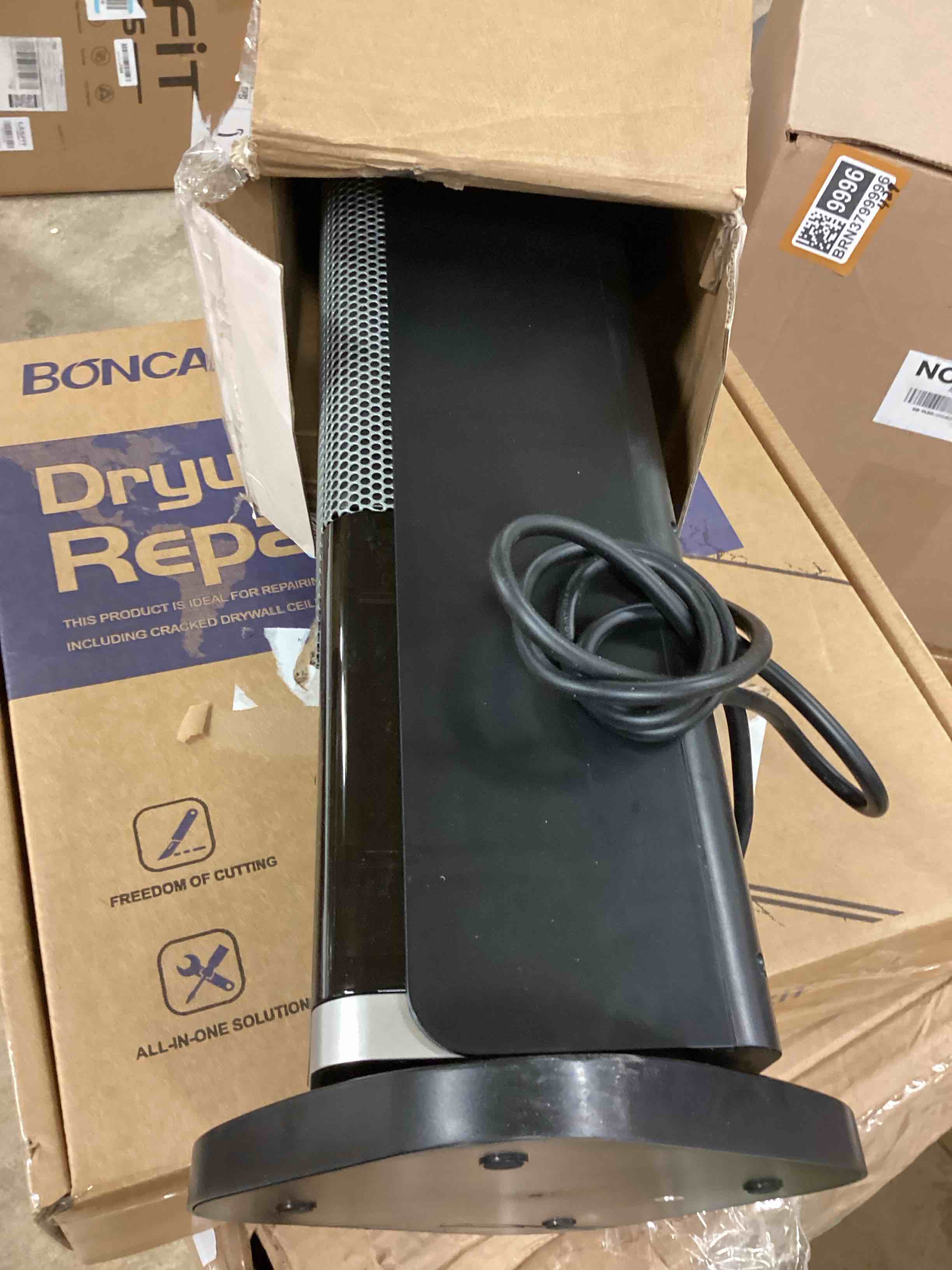 Condition photo showing As Is for Space Heaters for Indoor Use, 1500W PTC Ceramic Electric Heater with Thermostat, Room Temperature Display, 70° Oscillation, Remote Control, 12H Timer, Quiet Portable Heater for Office Bedroom