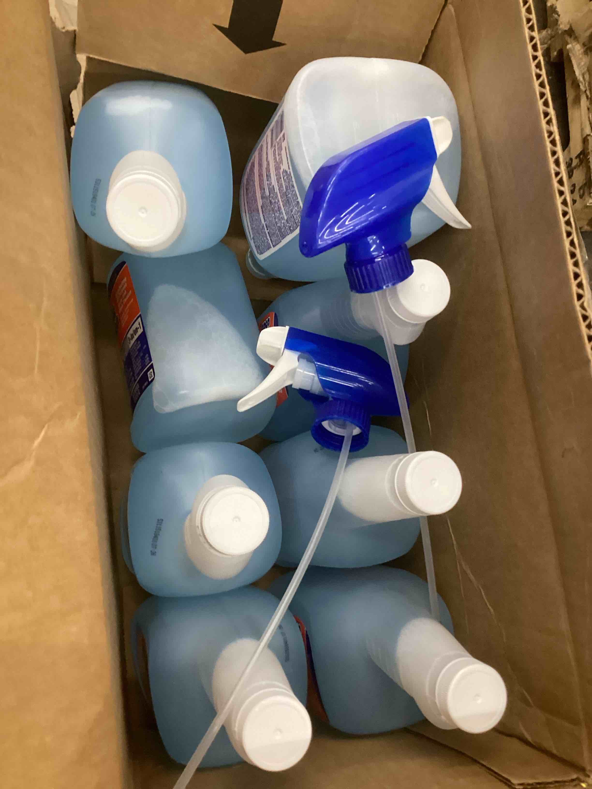 Condition photo showing New/Like New for Spic and Span Disinfecting All-Purpose Cleaner Spray & Glass Cleaner  32 oz (case of 8)