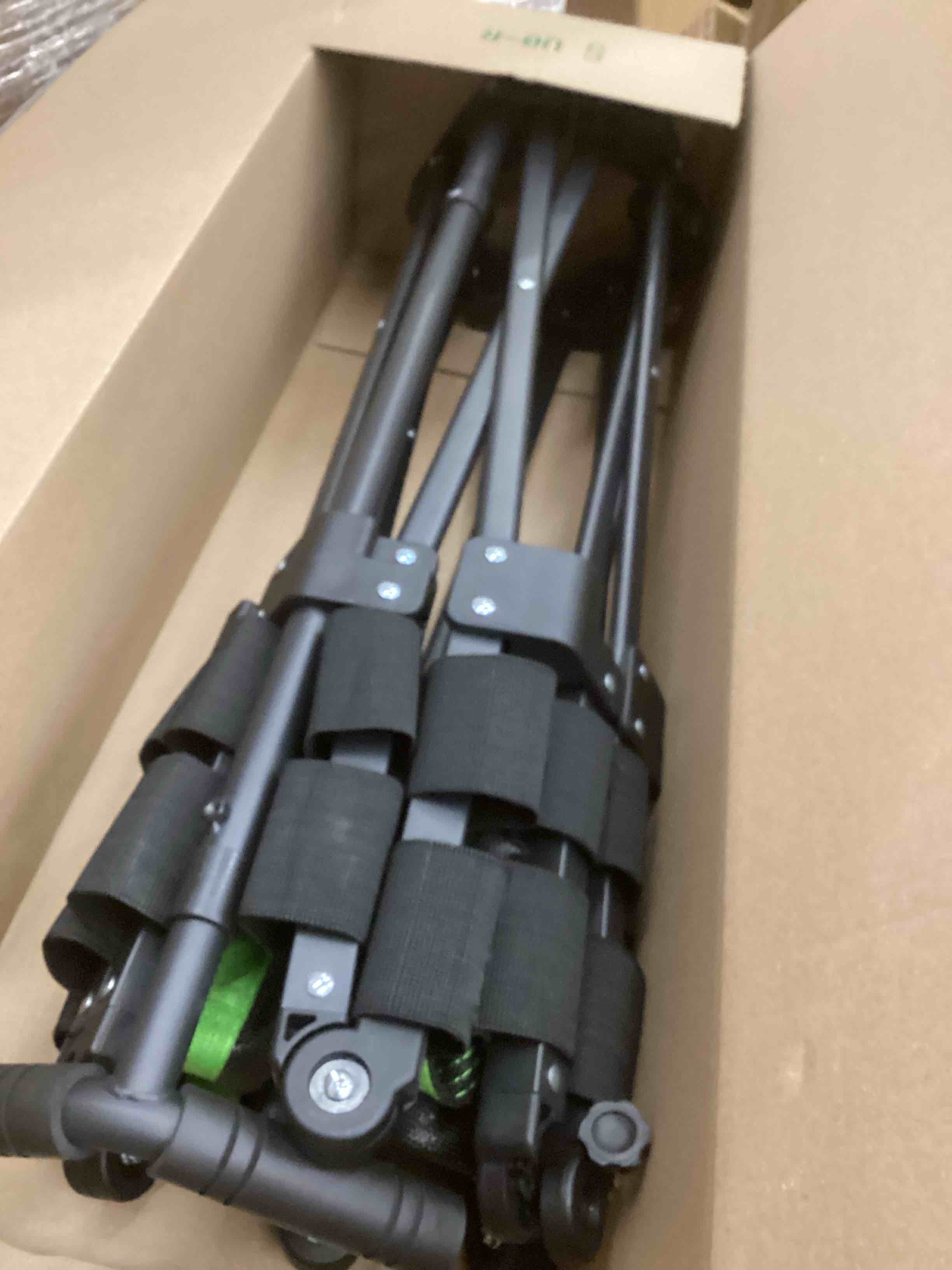 Condition photo showing As Is for East Mount Foldable Mini Trampoline Indoor, Folding Rebounder Trampoline for Adults with Handles, Exercise Rebounder, Small Trampoline for Adults, for Indoor Garden Workout 42-Inch