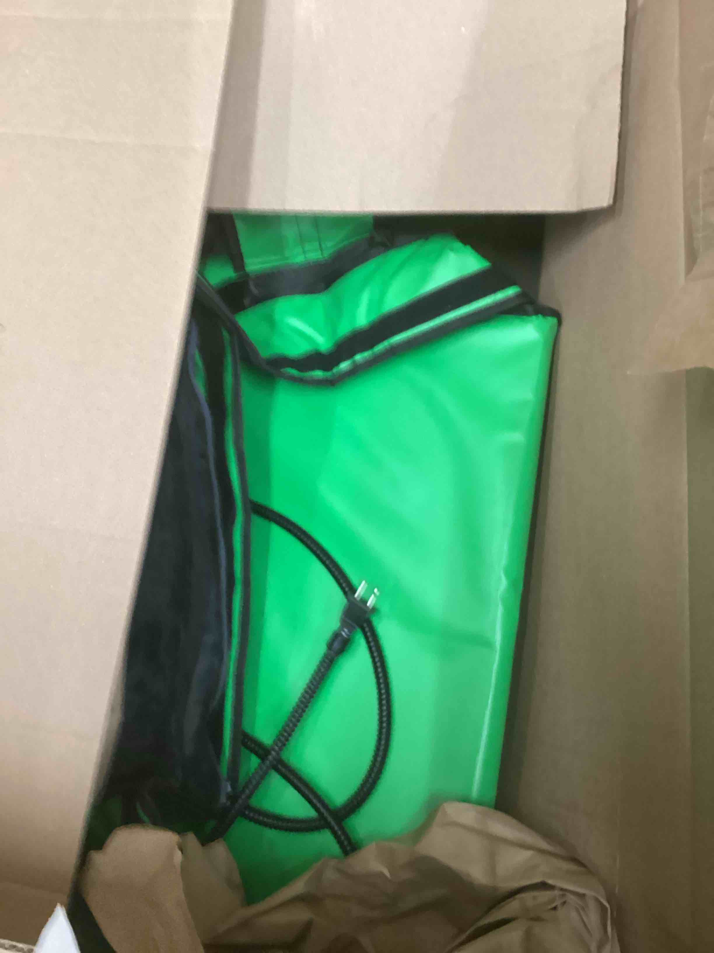 Condition photo showing As Is for Heated Outdoor Cat House for Winter - Large, Weatherproof, Extremely Waterproof, Insulated Outside Shelter for Multiple Feral Cats (Green)