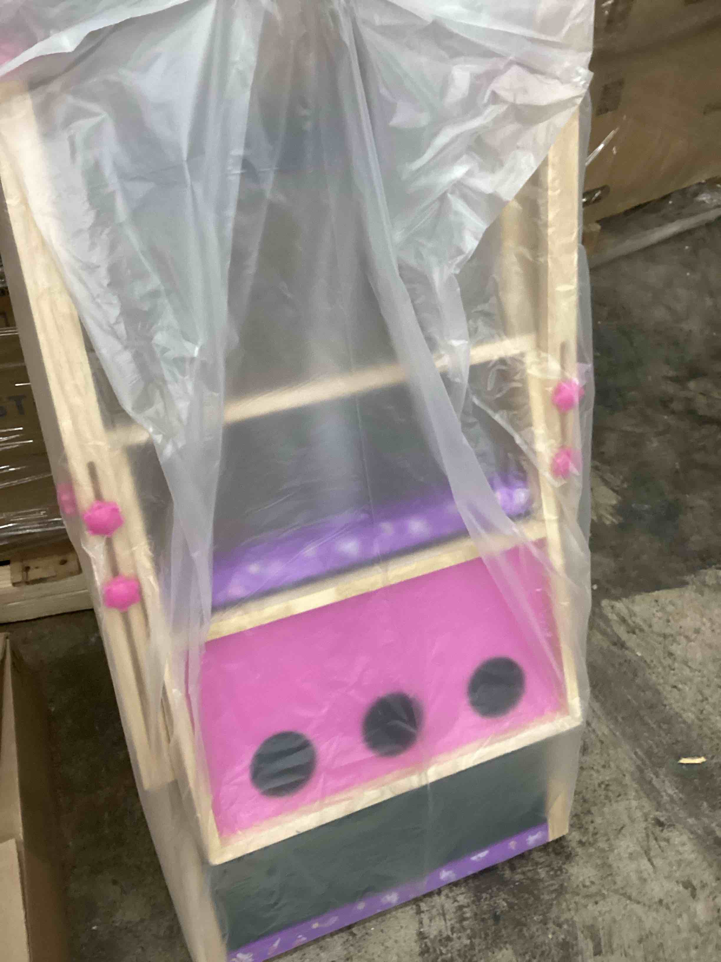 Condition photo showing As Is for Art Easel for Kids 4-8,Kids Easel with Paper Roll and Art Supplies,Toddler Toys Ages for 5-7,Toddler Drawing Board Learning Eductional Toys for 4 5 6 7 8 Year Old Boy Girls Birthdays Gifts Purple