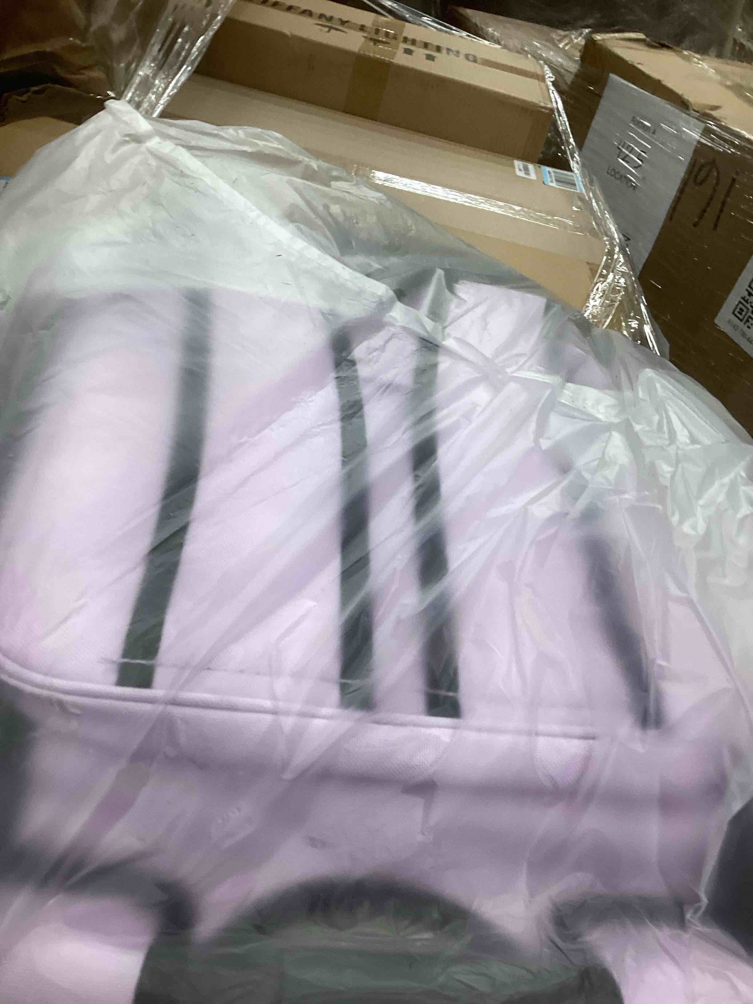 Condition photo showing New/Like New for Kikerike Backpack Stool Cooler Chair Heavy Duty 300 LBS Max Load Portable Lightweight Stool Backpack Folding Fishing Cooler Seat for Camping Hunting Fishing - Pale Amethyst