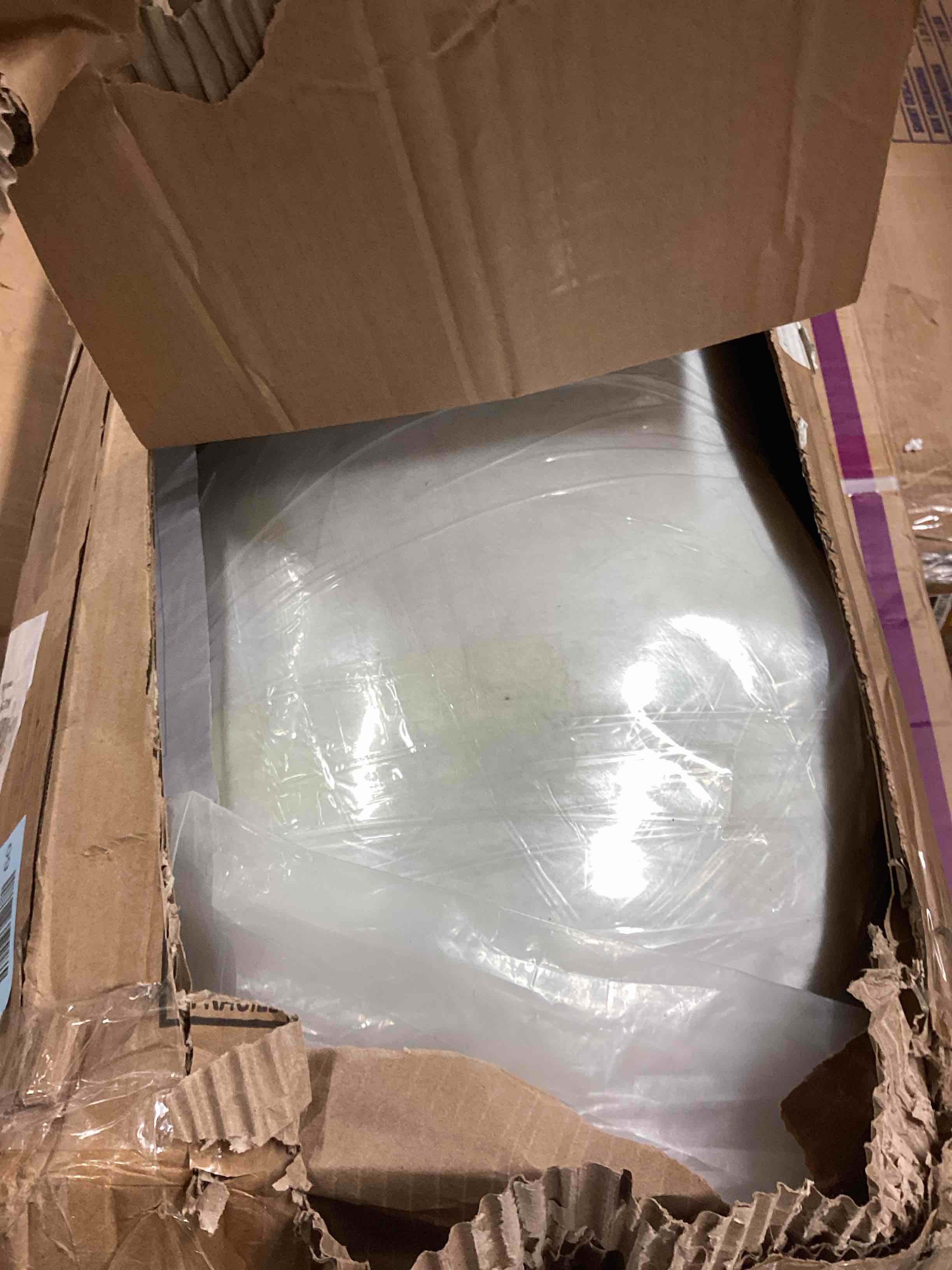 Condition photo showing Good Condition for Cloud Sectional Couches, 108" L-Shape Boneless Sofa, Modular Sectional Sofa for Living Room,Freely Configurable,Deep Seating,Non-Slip Bottom, No Assembly Required(White,3 Seater+1 Ottoman (incomplete only seater facing the sofa left) 