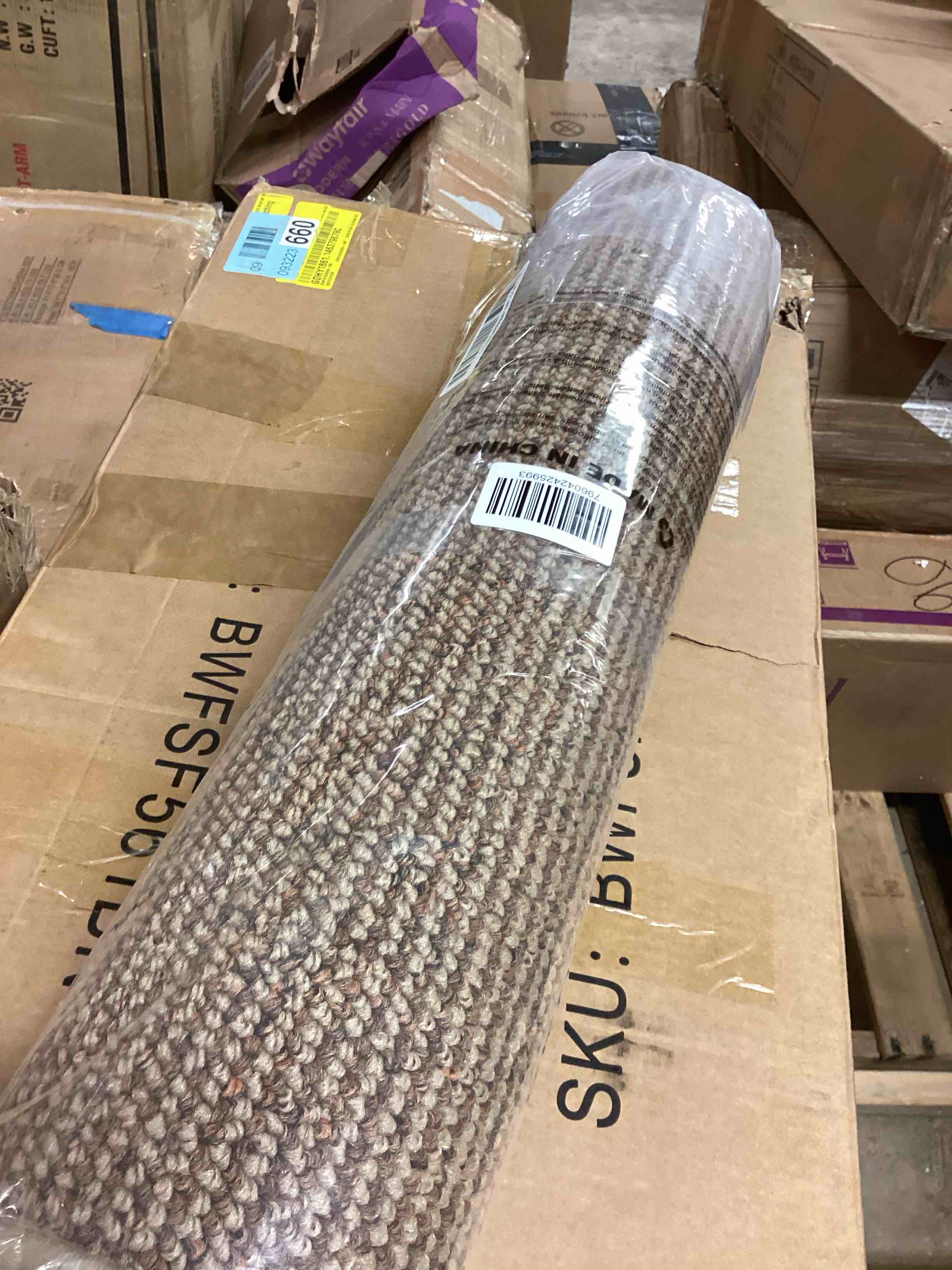 Condition photo showing New/Like New for BEQHAUSE Hallway Runner Rugs 2x6, Hallway Rug Non-Slip Washable(Rolled-Up NO Creases), Runner Rug Absorbent Stain Resistant Hall Rug Carpet Runner, Entryway Rugs Floor Mat Laundry Room Rugs, Brown