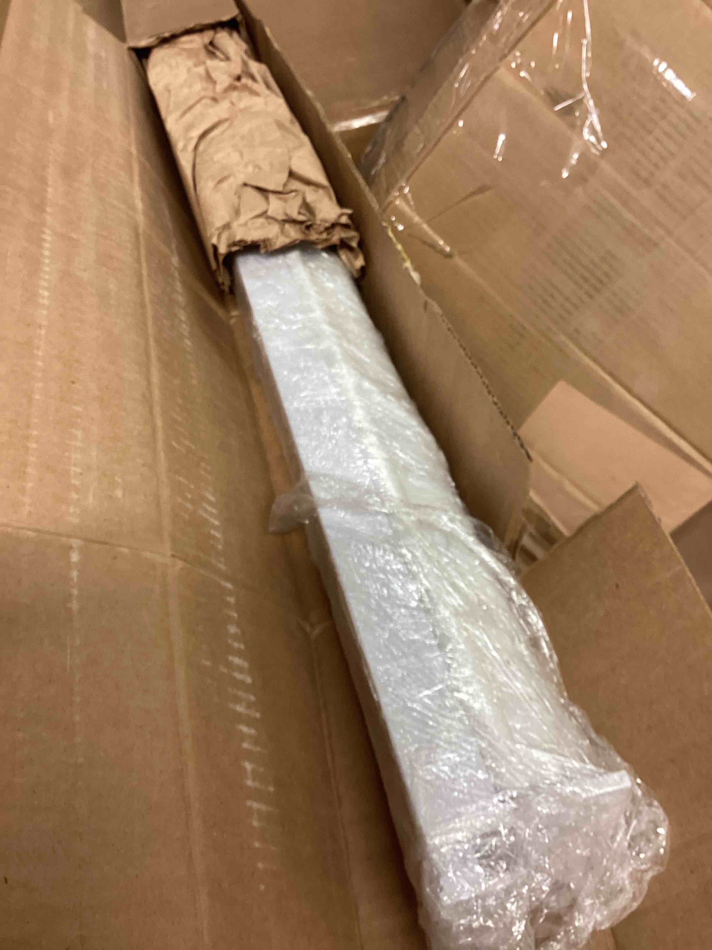 Condition photo showing As Is for Blackout Roller Shades for Windows, Cordless Free-Stop Blinds with Thermal Insulated,UV Protection Fabric. Pull Down Room Darkening Door Blinds for Home, Office Easy to Instal White ( don’t specific size) 