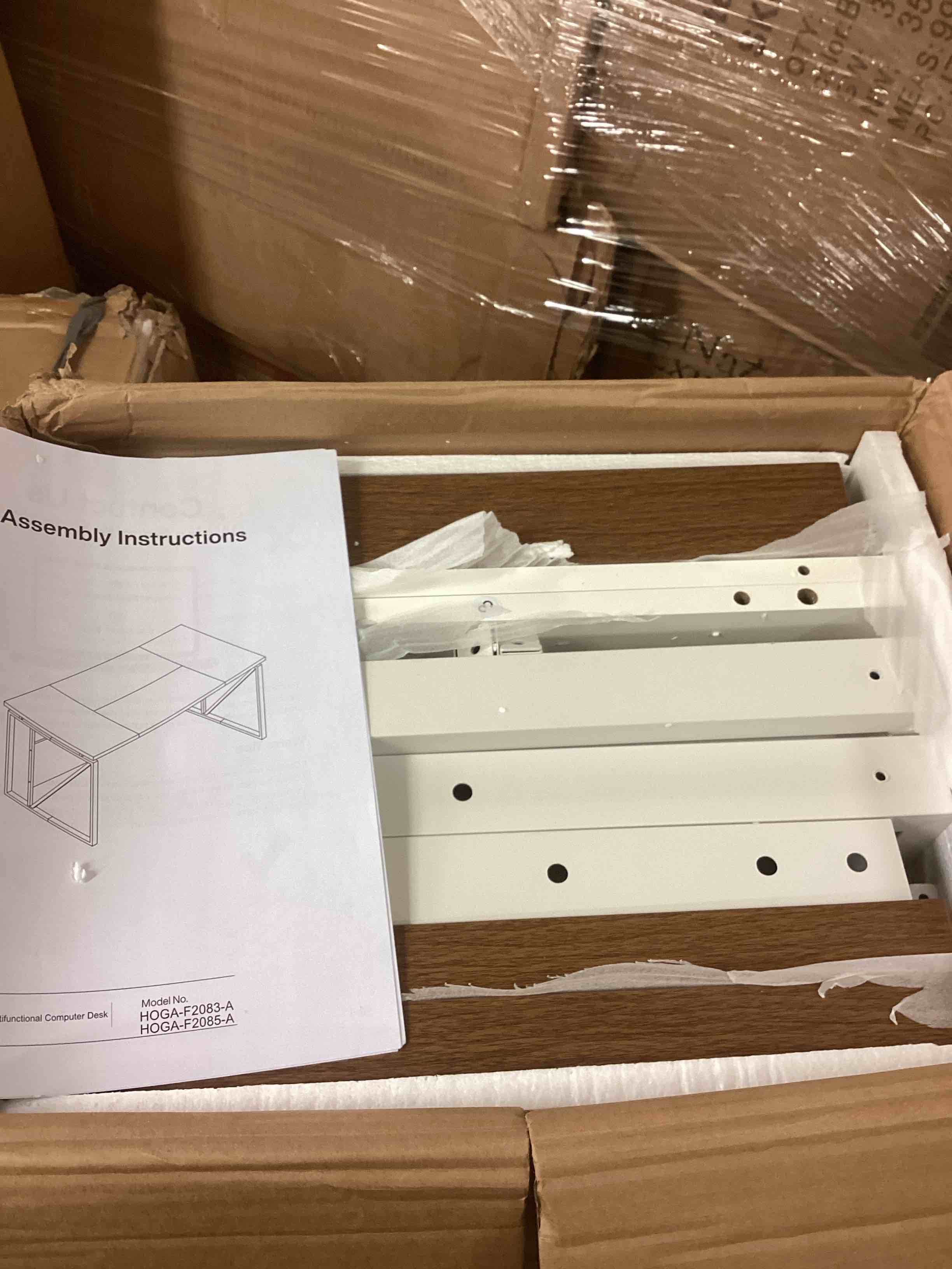 Condition photo showing New/Like New for multifunctional computer desk -(color different from stock photo)