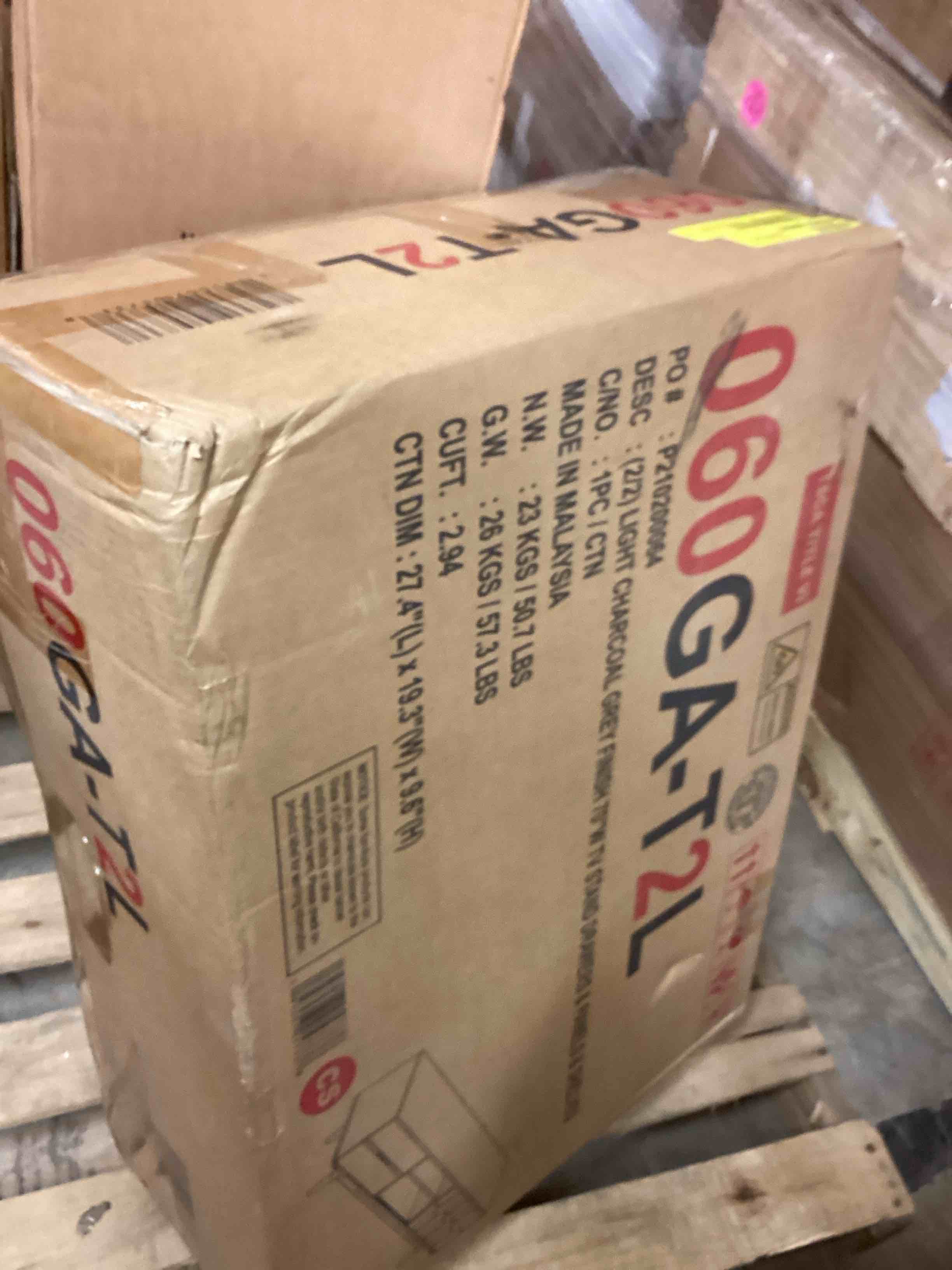 Condition photo showing Good Condition for 70” w tv stand drawers & panels (incomplete one box only)