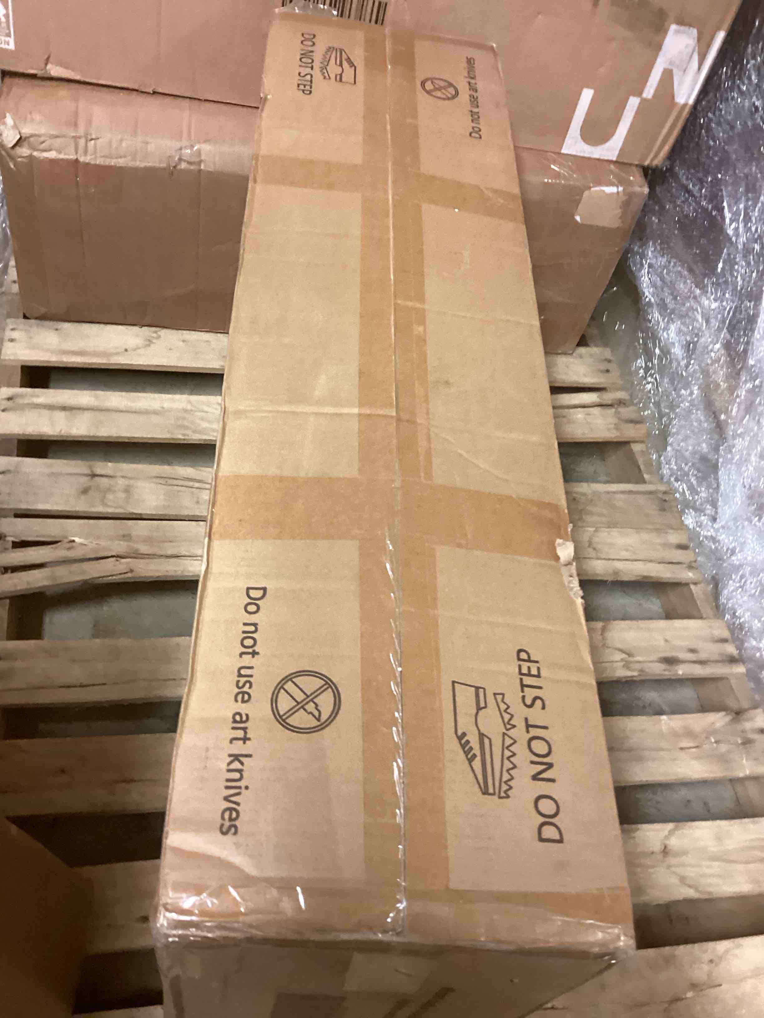 Condition photo showing New/Like New for 36 Inch 1500W Infrared Quartz Electric Fireplace Insert, 5018 BTU Recessed Freestanding Fireplace Heater with Remote Control, 11 Temperature Settings & 4 Flame Brightness, Woodlog Version with Brick