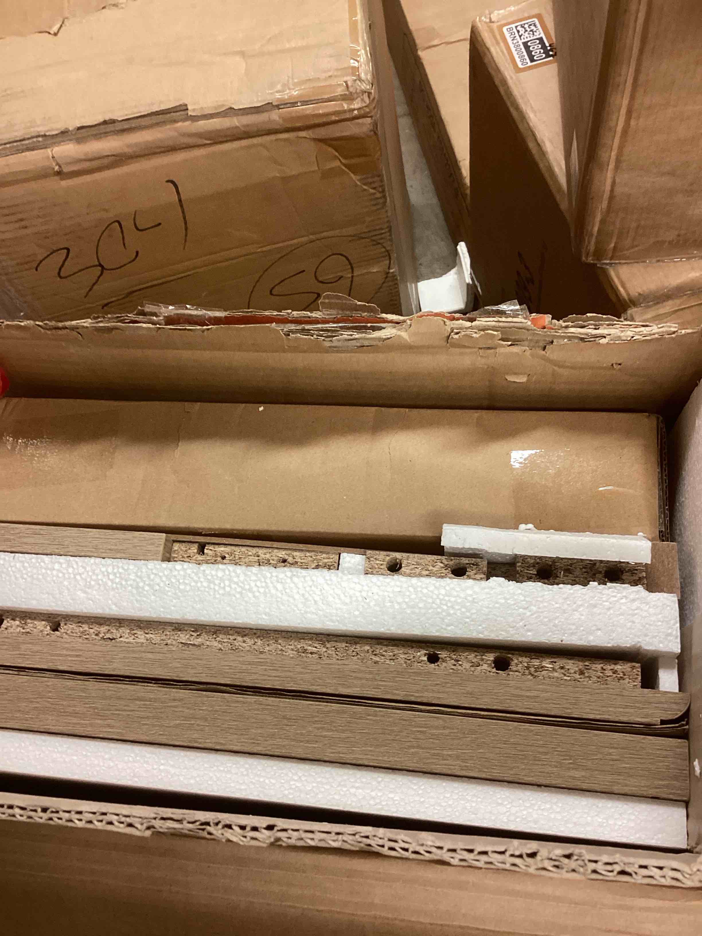 Condition photo showing New/Like New for WAMPAT Dresser for Bedroom with 3 Drawers, Oak Kids Dressers with Wide Chest of Drawers, Mid Century Modern Wooden Closet Storage Organizer, Small Dressers for Nursery, Hallway, Living Room