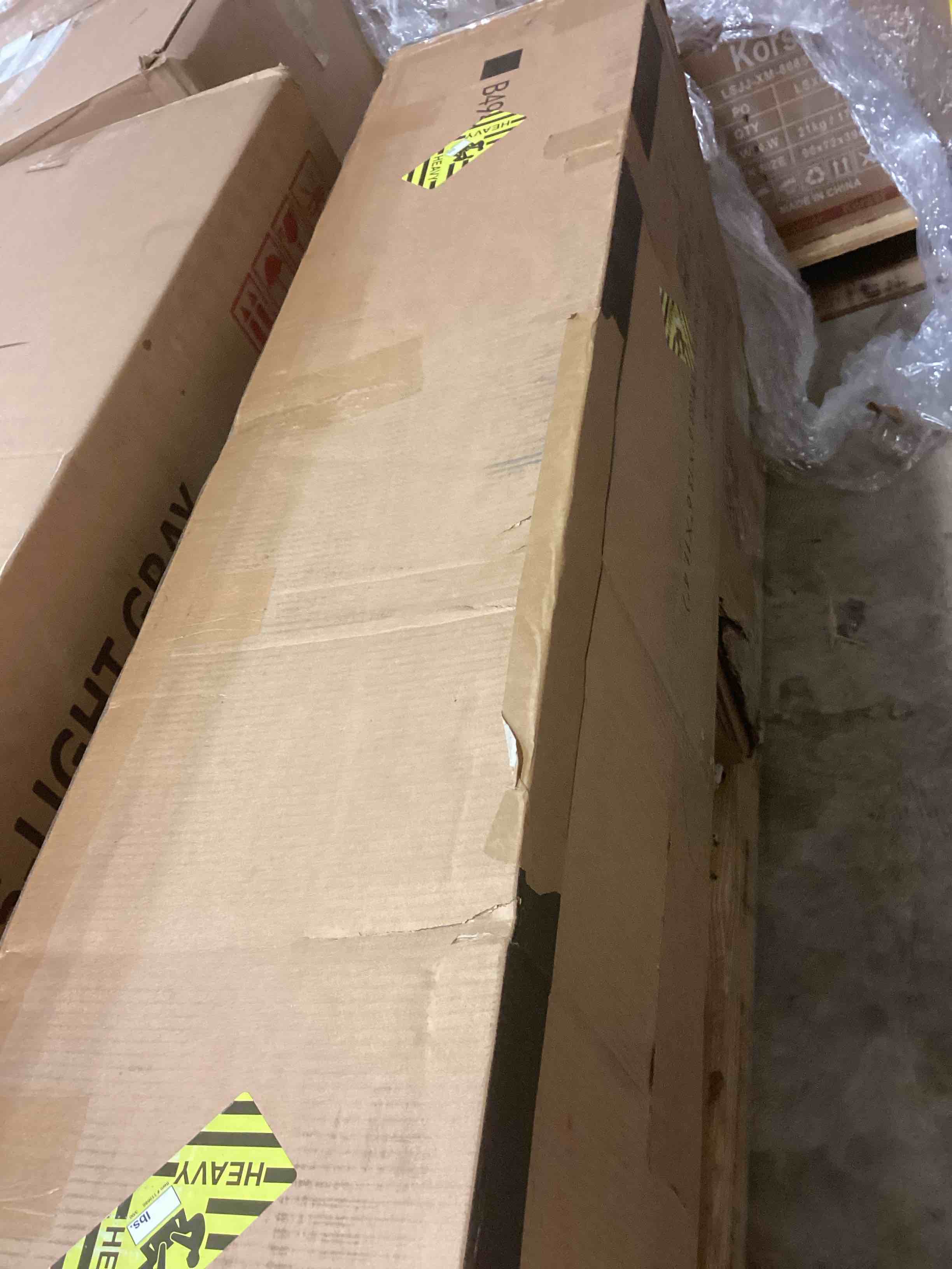 Condition photo showing New/Like New for roomfitters Queen Metal Platform Bed Frame with 12 Storage Drawers, Bookcase Headboard, Charging Station, No Box Spring Needed