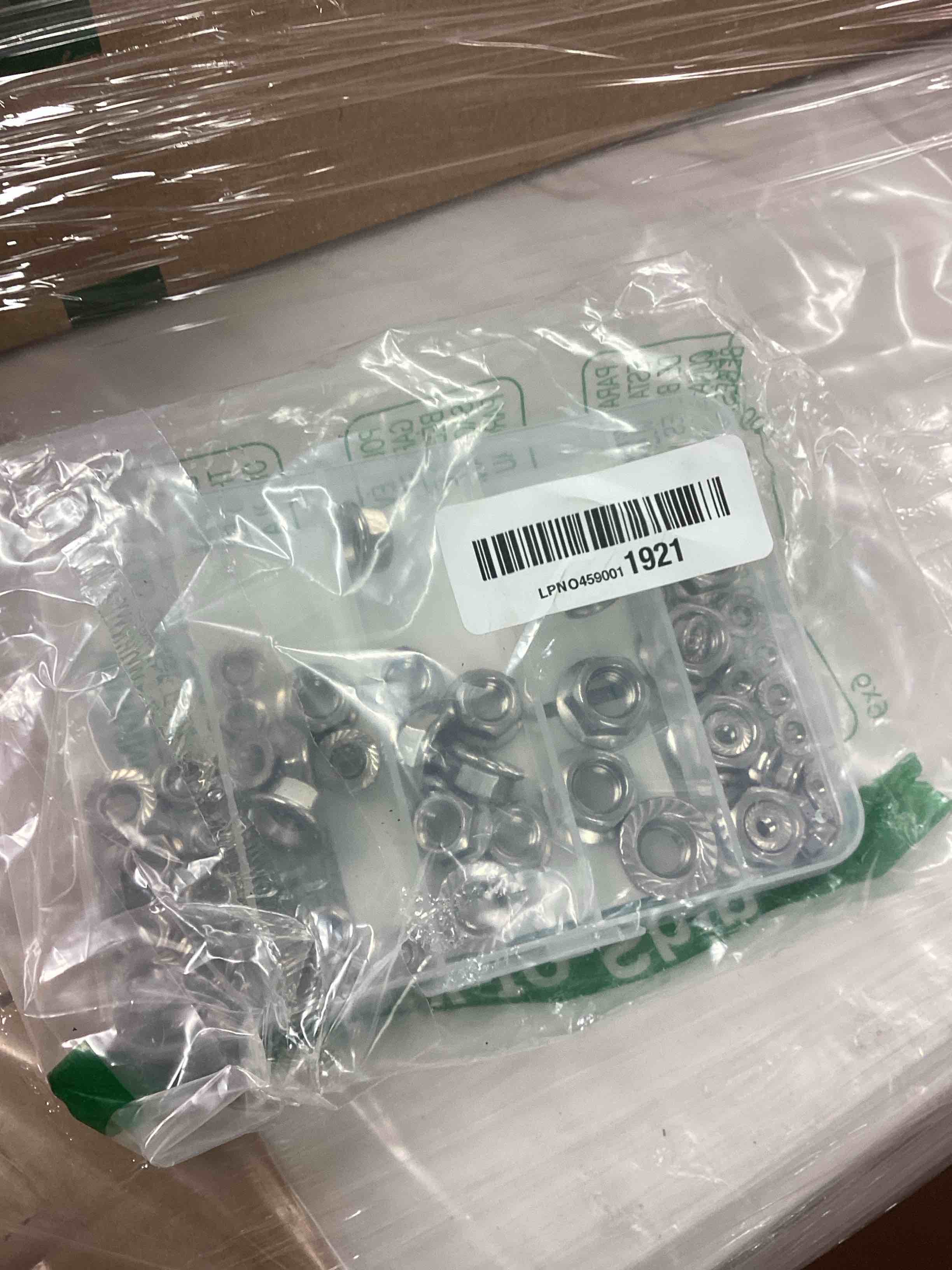 Condition photo showing New/Like New for 85PCS 6 Metric Sizes 304 Stainless Steel Hex Flange Nuts Assortment Kit-M3 M4 M5 M6 M8 M10 Silver M3-M10 (85PCS)