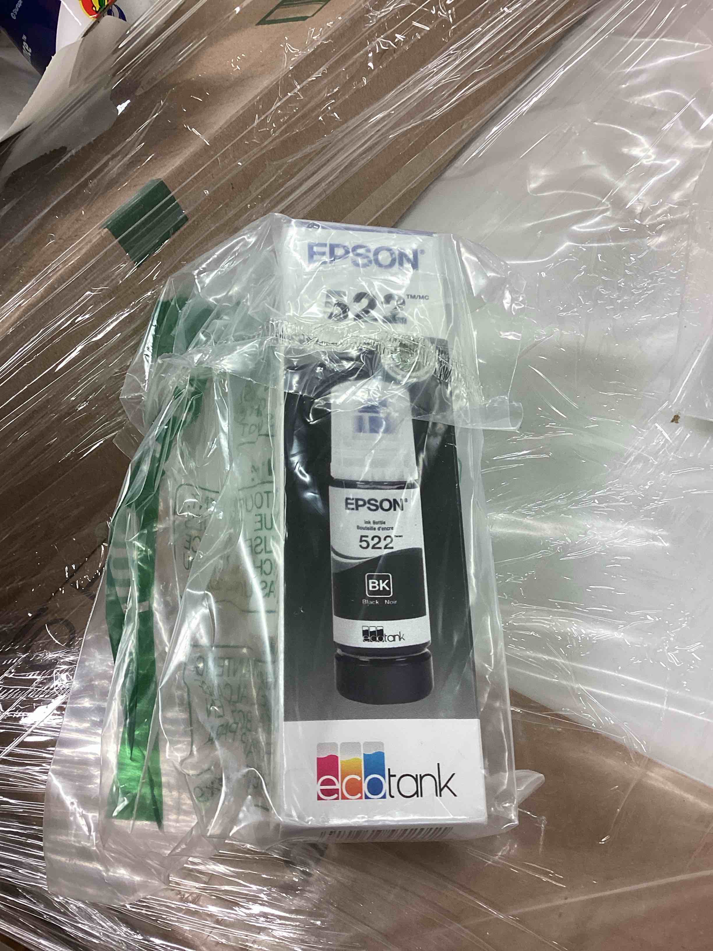 Condition photo showing New/Like New for EPSON 522 EcoTank Ink Ultra-high Capacity Bottle Black (T522120-S) Works with ET-2720, 2800, 2803, 2840, 4700, 4800, 4810 Ultra-high Capacity Ink