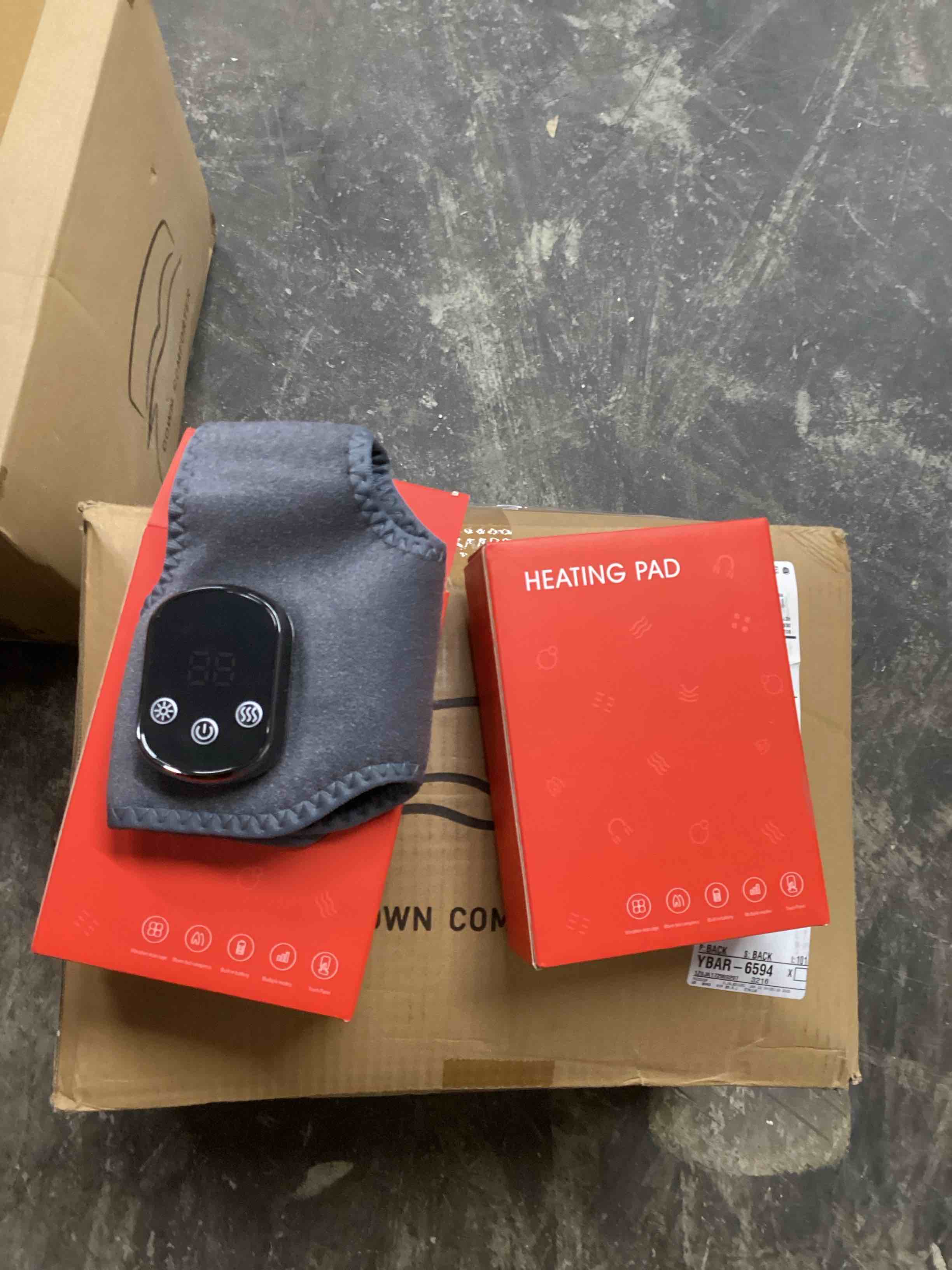 Condition photo showing Good Condition for Foot Massager with Heat,Cordless Heated Ankle Massager, Ankle Wrap Warmer with 3 Vibration Mode,5 Heat Leavel for Achilles Tendinitis and Plantar Fasciitis 2 packs 