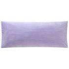Your Zone Ribbed Body Pillow With Removeable Cover, 48 x 20 in - Lilac Bud