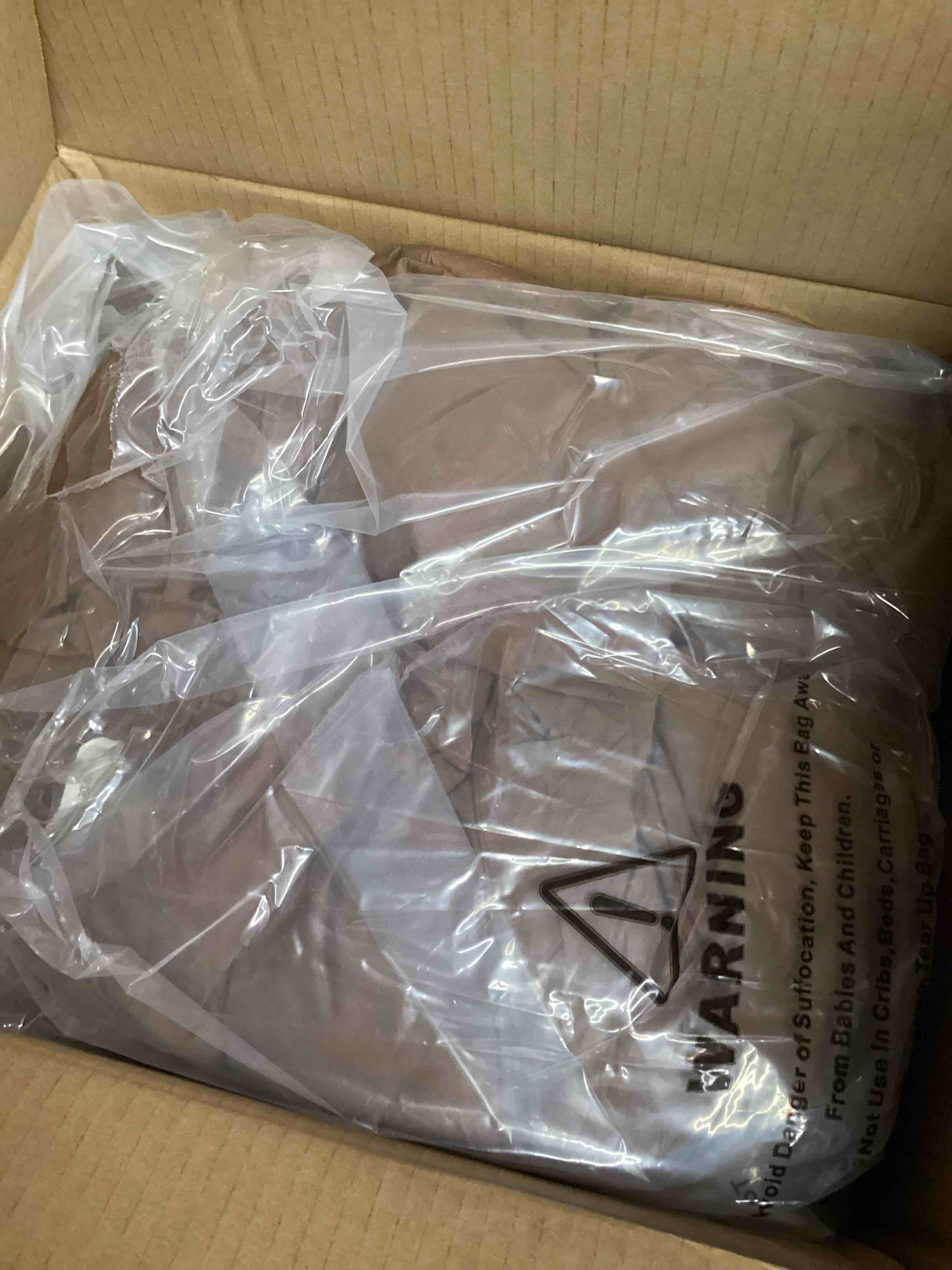 Condition photo showing As Is for All Season Goose Feather Down Comforter, Fluffy Down Comforter  King Size Quilt Ultra-Soft Warm Bed Comforter, Luxury Soft Hotel Comforter Quilted Duvet Insert with Corner Tabs(102”*88”