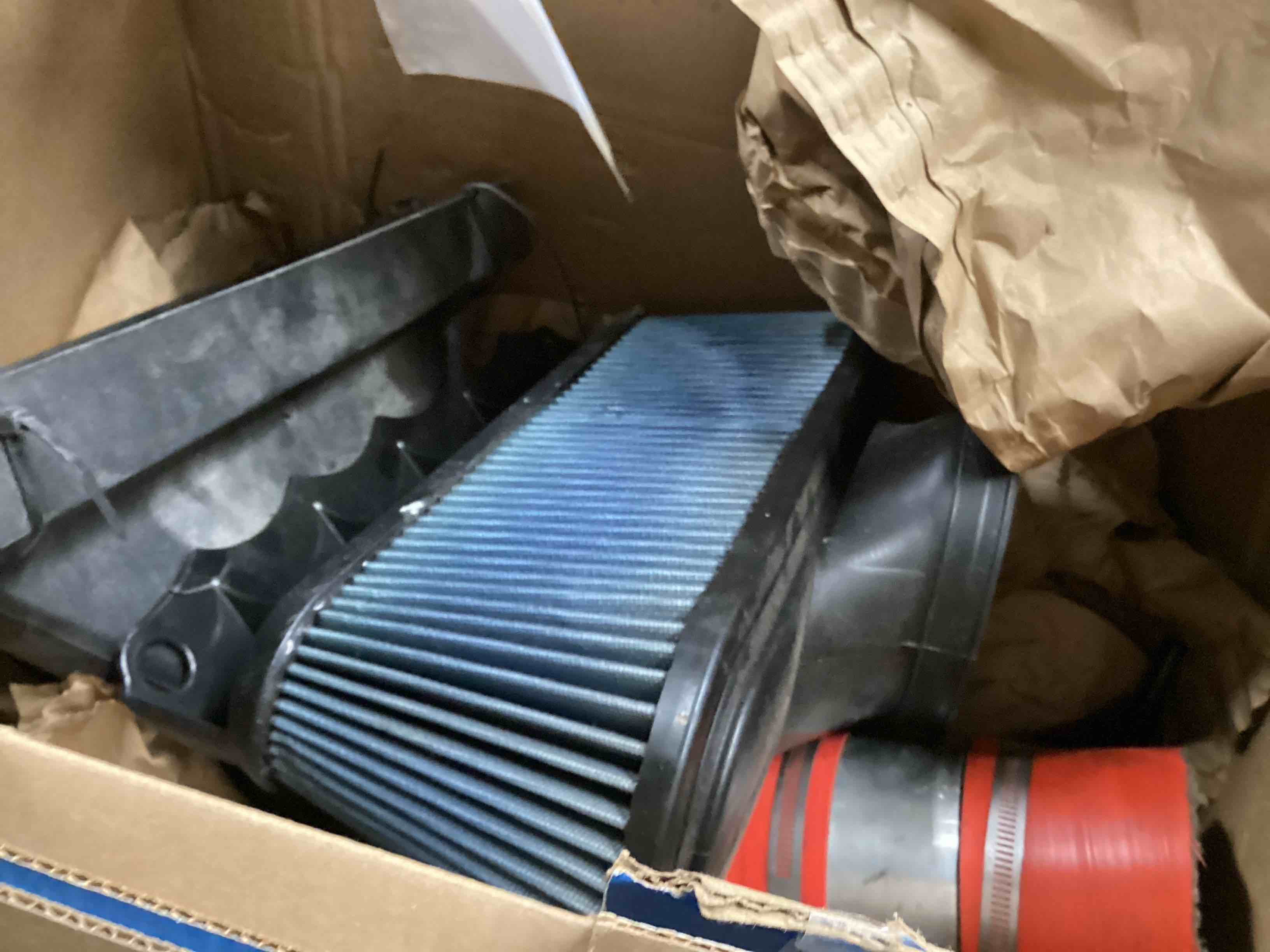 Condition photo showing As Is for Corsa Chevrolet Corvette 08-13 C6 6.2L/06-09 C6 Z06 7.0L V8 Air Intake (incomplete) 