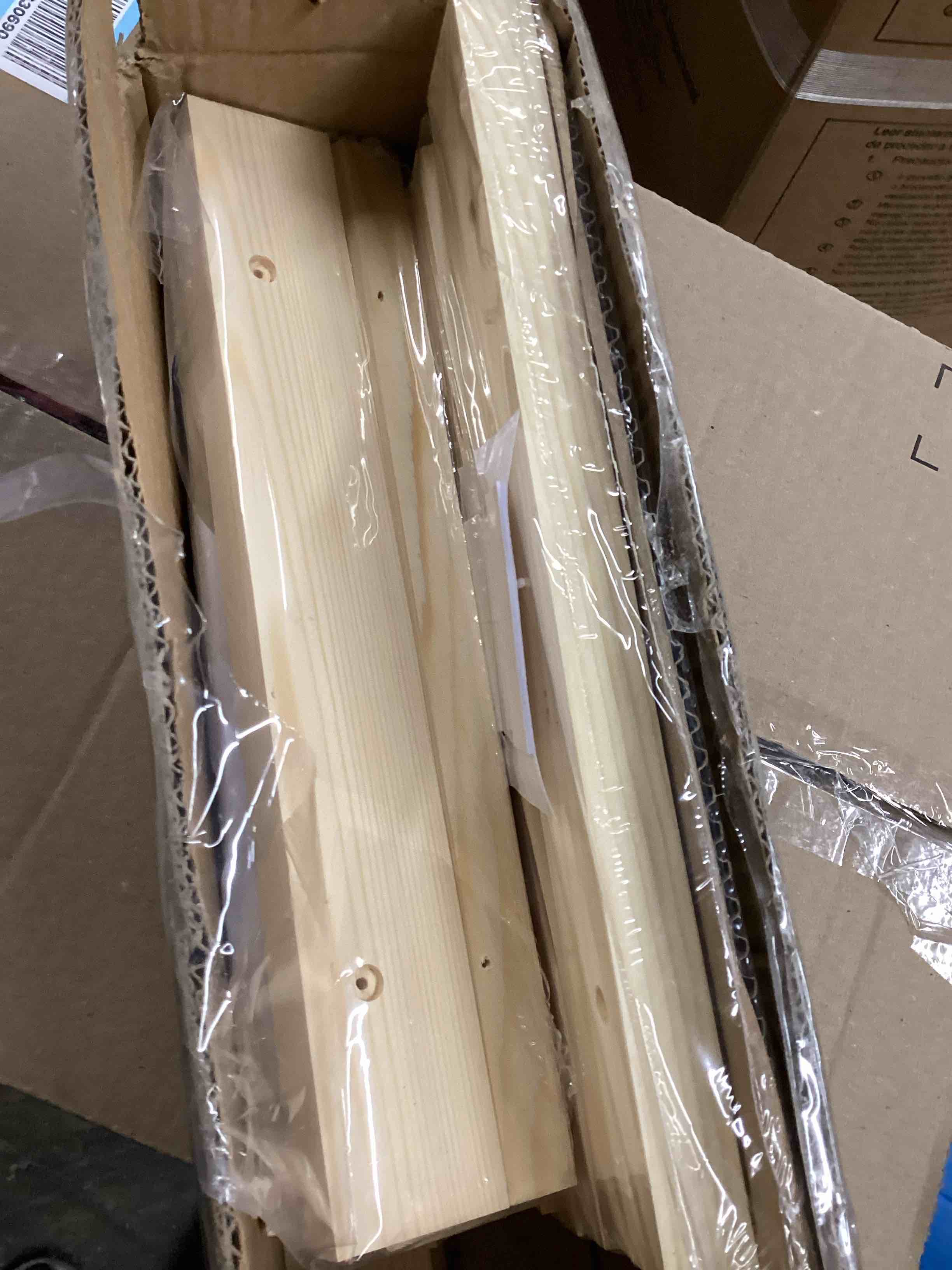 Condition photo showing Good Condition for Rustic State Vigo Wine Glass Rack Under Cabinet - Wine Glass Holder Under Cabinet Wooden Stemware Holders - 4 Adjustable Rows - Up to 12 Wine Glass Capacity - 12 Inch Depth - Natural