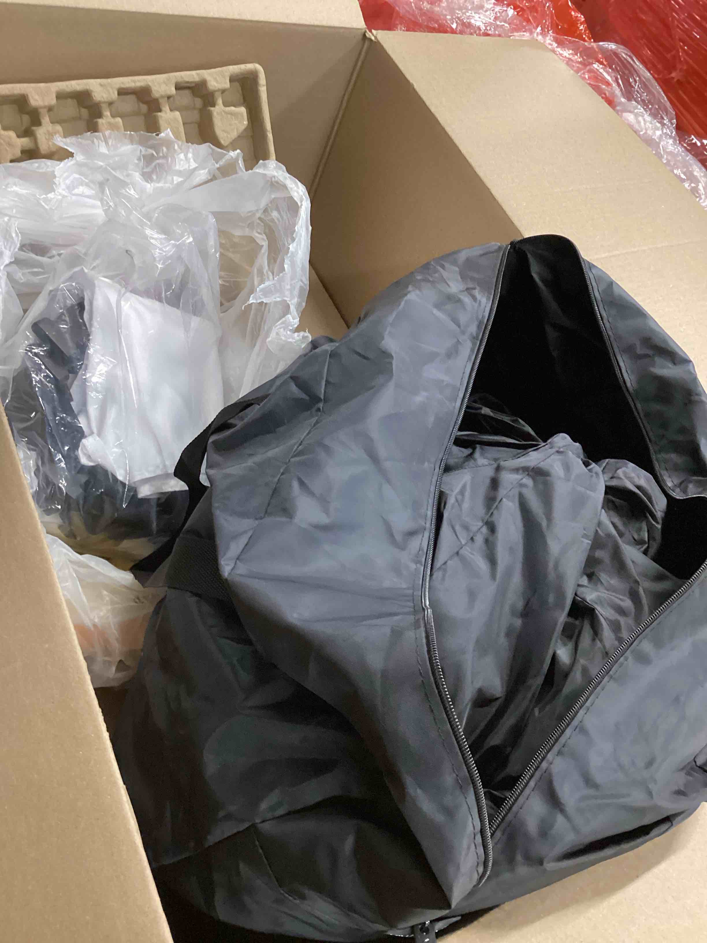 Condition photo showing As Is for VIVOHOME 16 FT Inflatable Projector Screen for Outside, Blow Up Movie Screen Outdoor Use, Mega Large TV Screen with Carry Bag for Backyard, Tube Leg Support