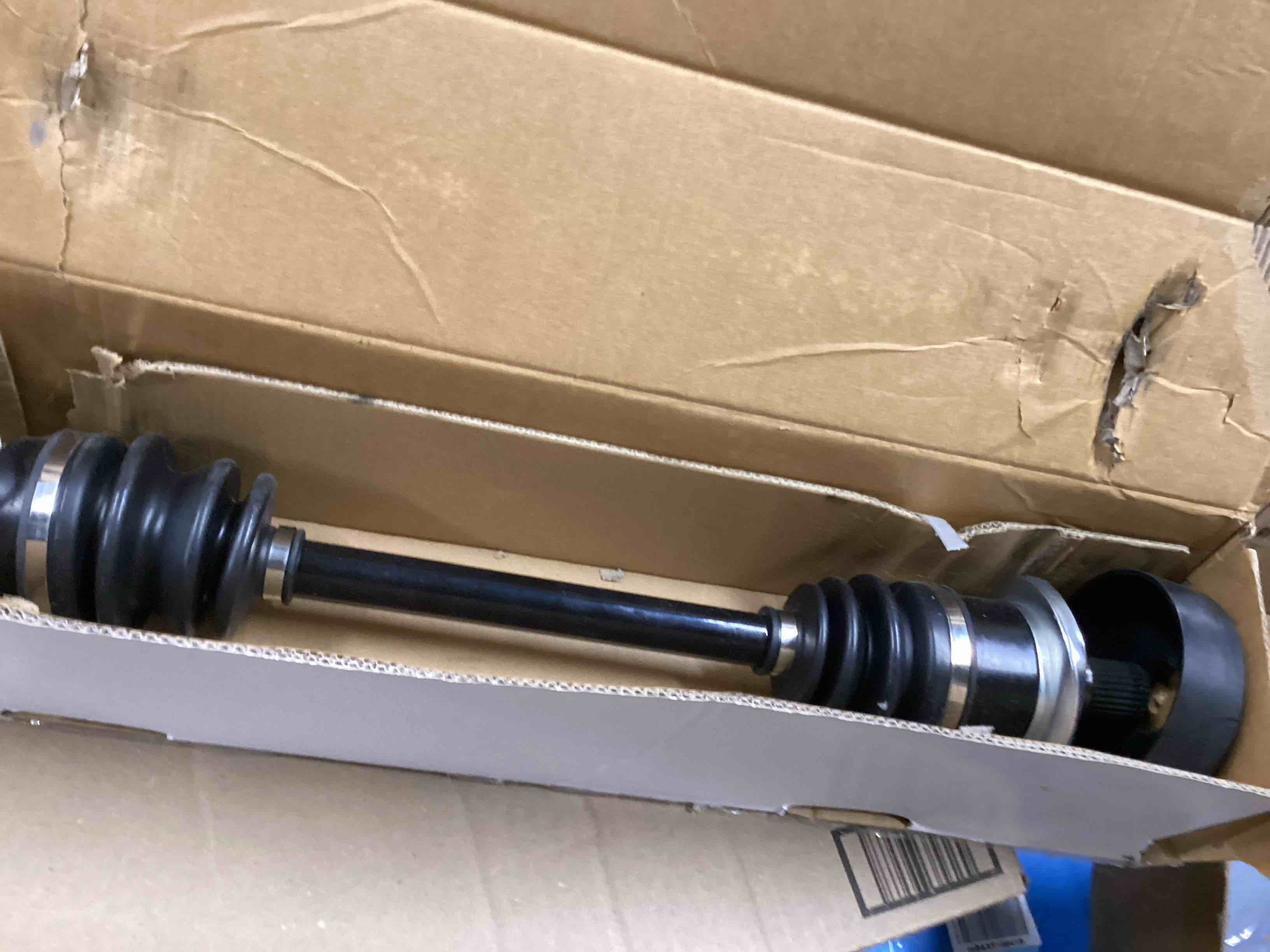 Condition photo showing As Is for Caltric Rear CV Joint Axle with Bearing Compatible with Arctic Cat Prowler 650 Auto XT H1 2006 2007 2008 2009 L/R