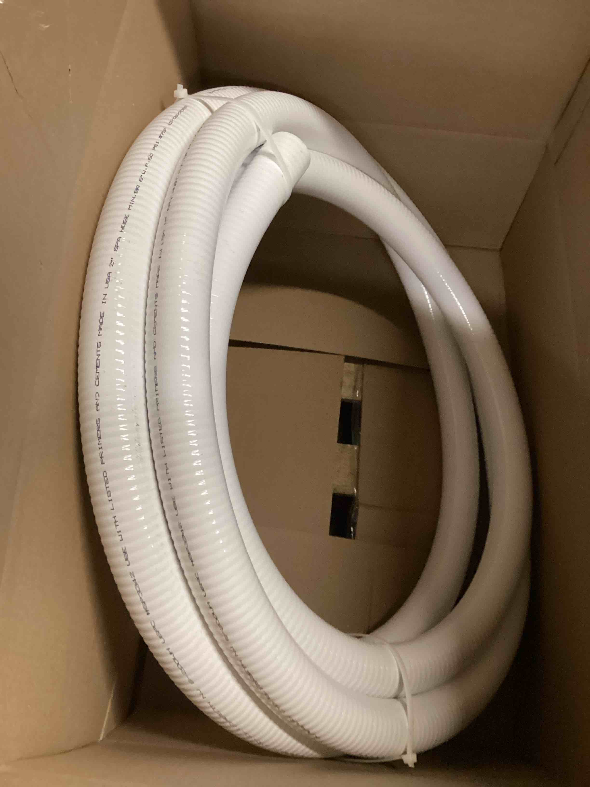 Condition photo showing Good Condition for Sealproof 2" Dia Flexible PVC Pipe, Pool and Spa Hose, Schedule 40 Tubing, Made In USA, 2-Inch, 25 FT, White 2" Dia 25-Ft
