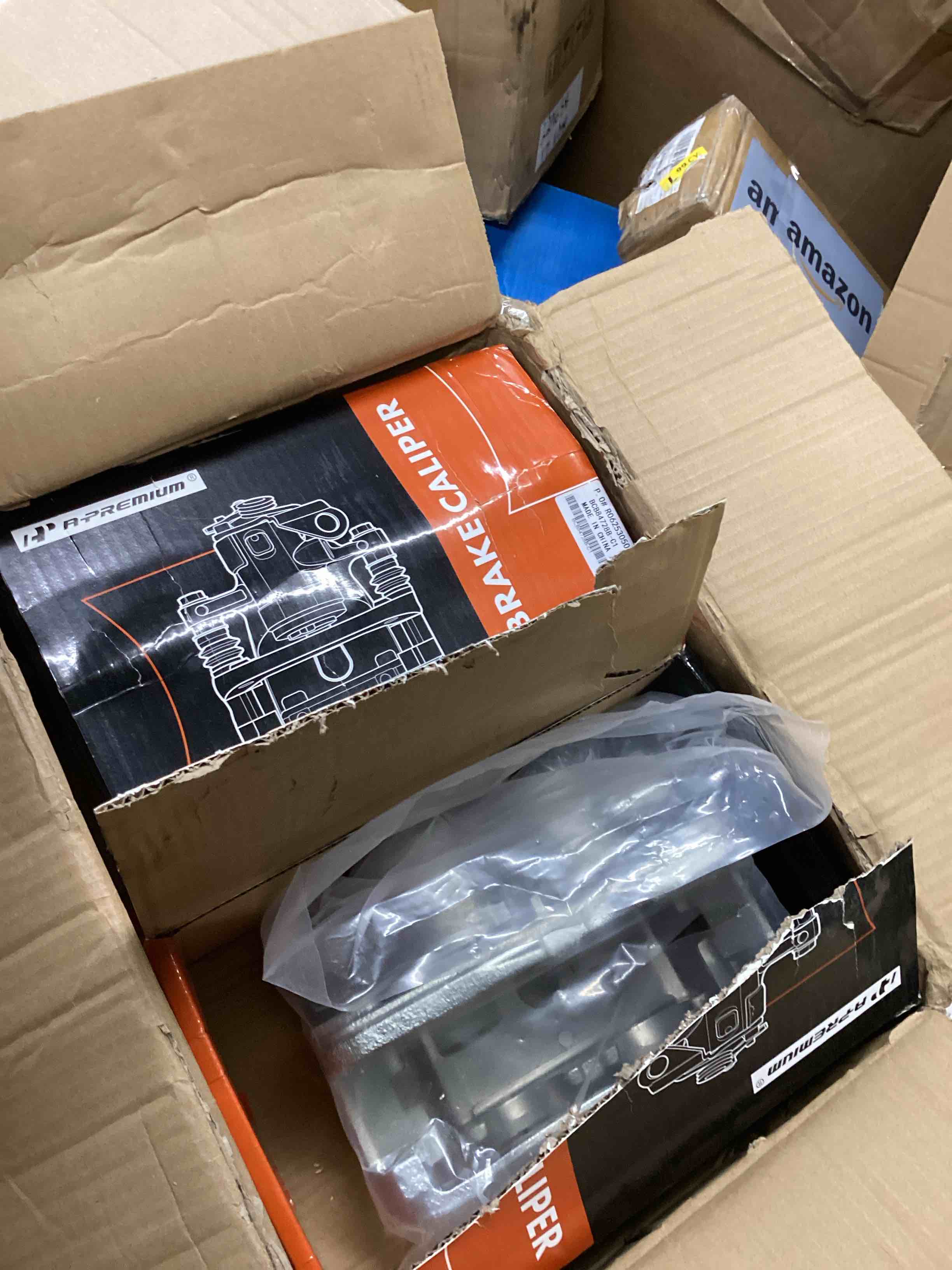 Condition photo showing Good Condition for A-Premium Brake Caliper Assembly Replacement for GMC Savana 1500 2500, Sierra 1500 2500 & Chevrolet Silverado 1500 2500 3500 & Cadillac 2000-2013, with 4 Wheel Disc 2-PC Replace# 18-B4728+B4729