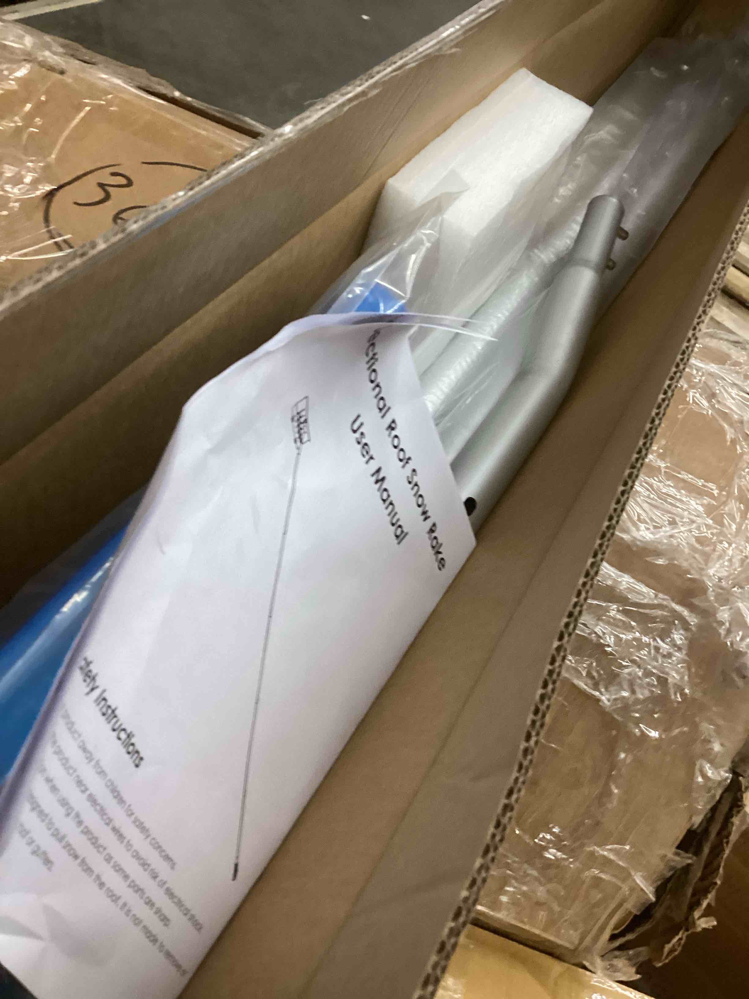 Condition photo showing New/Like New for sectional roof snow rake