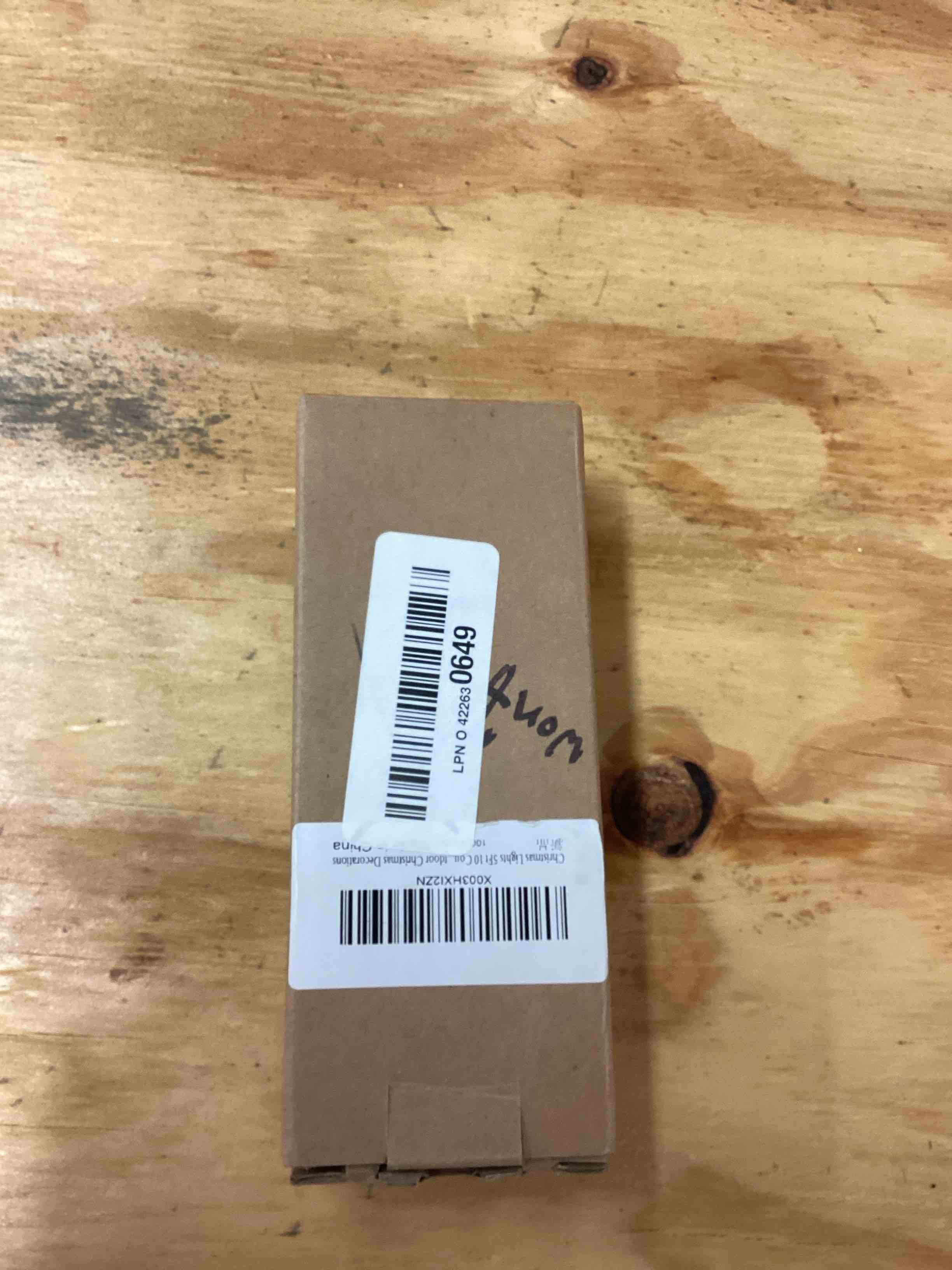 Condition photo showing New/Like New for MULTI-SPARKING Christmas Lights 5Ft 10 Counts Classic Clear Incandescent Mini String Lights Green Wire Warm White for Indoor and Outdoor Christmas Decorations, Non-Connectable Green Wire-Warm White 5ft 10ct