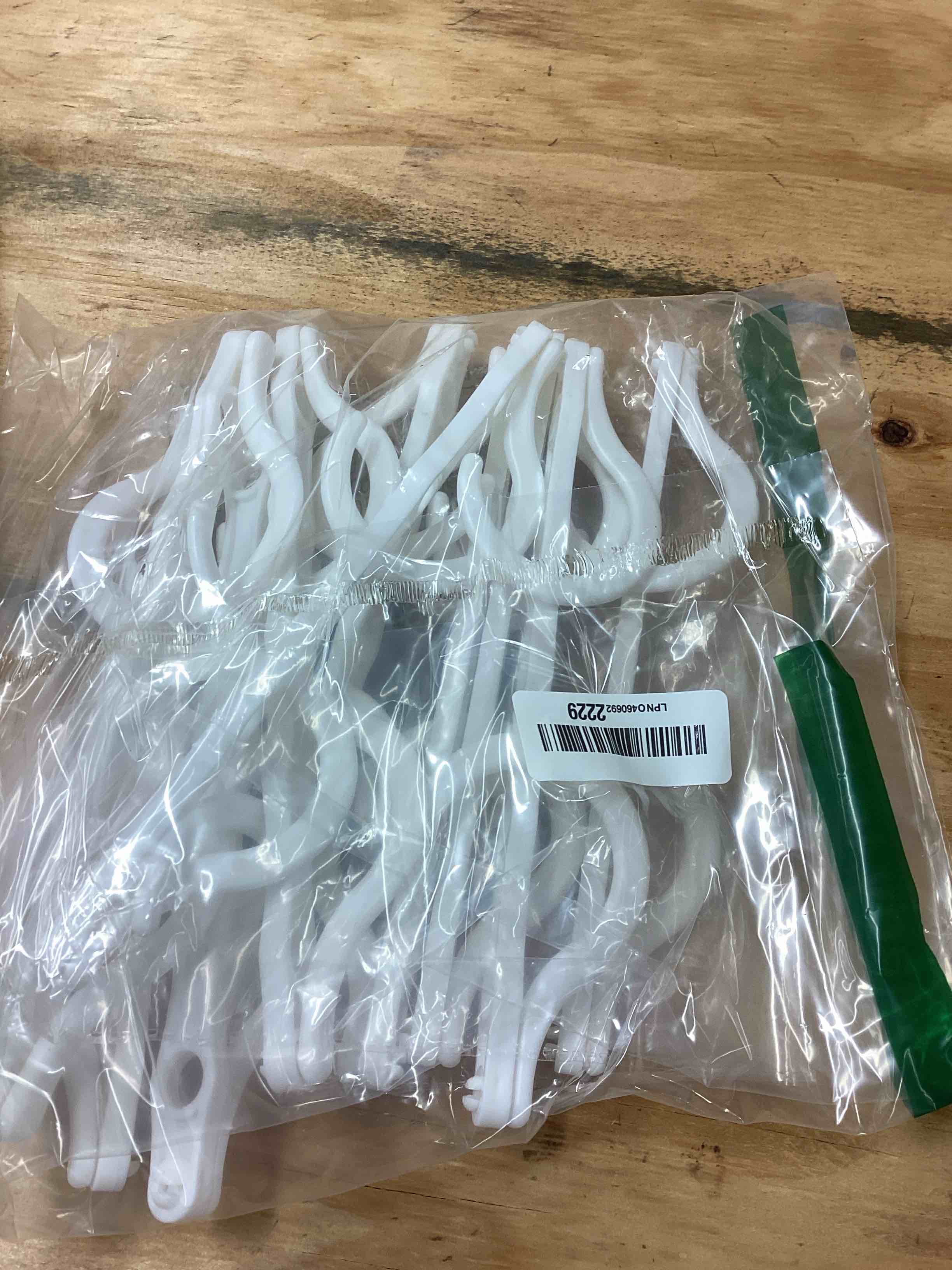 Condition photo showing New/Like New for HOUSE DAY White Magic Space Saving Hangers, Premium Smart Hanger Hooks, Sturdy Cascading Hangers with 5 Holes for Heavy Clothes, Closet Organizers and Storage, College Dorm Room Essentials 10 Pack 10 Pack White