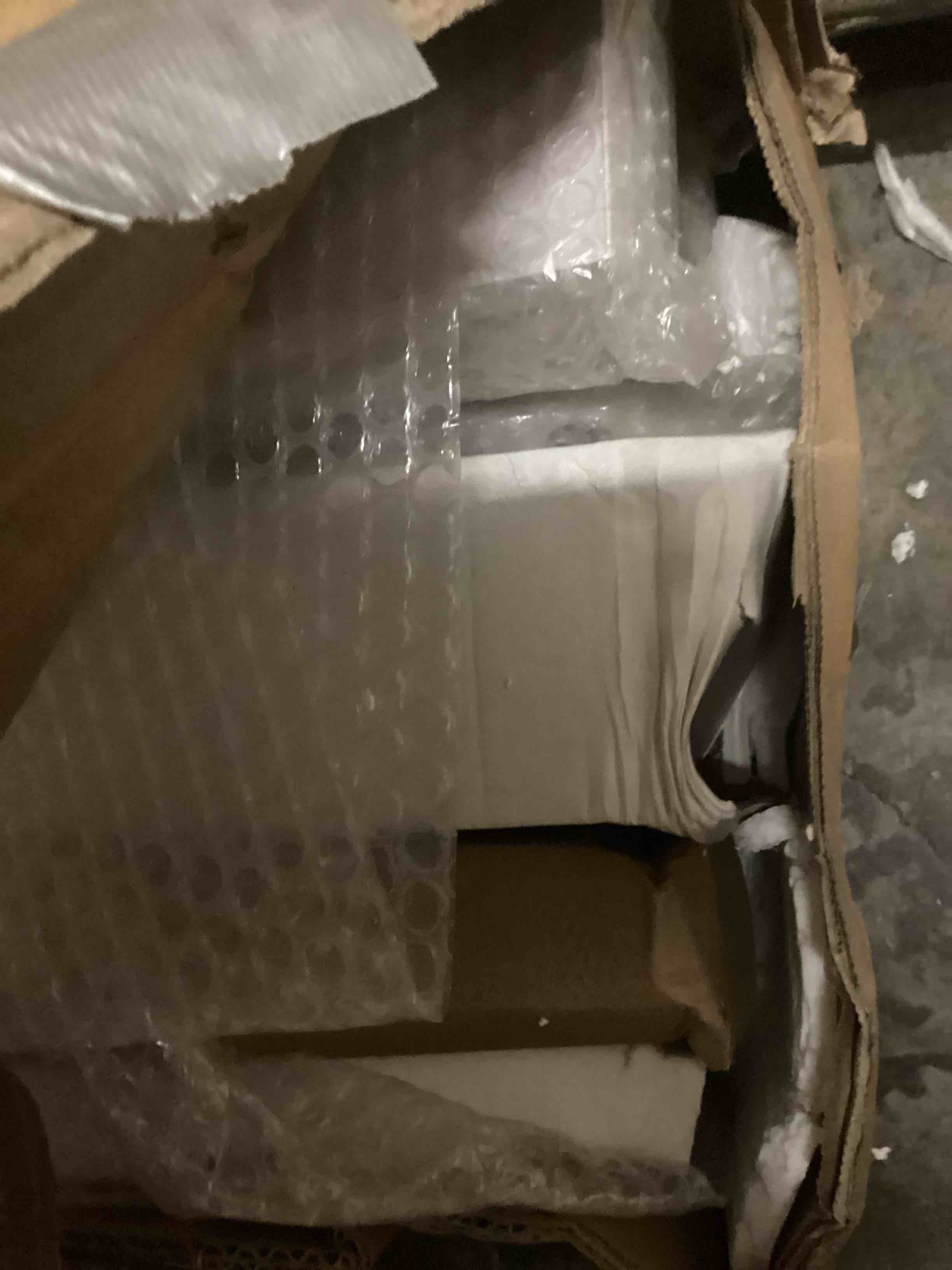 Condition photo showing Good Condition for Manufactured Solid Wood Paneled Double Sliding Barn Doors With Installation Hardware Kits 30” width 