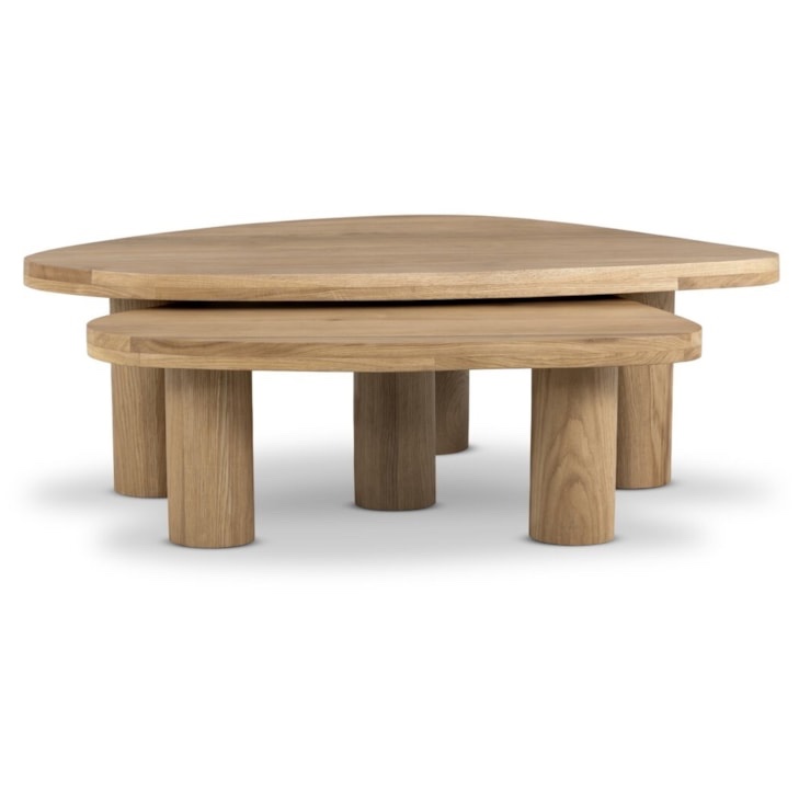 zion coffee table - incomplete 3 legs only 
