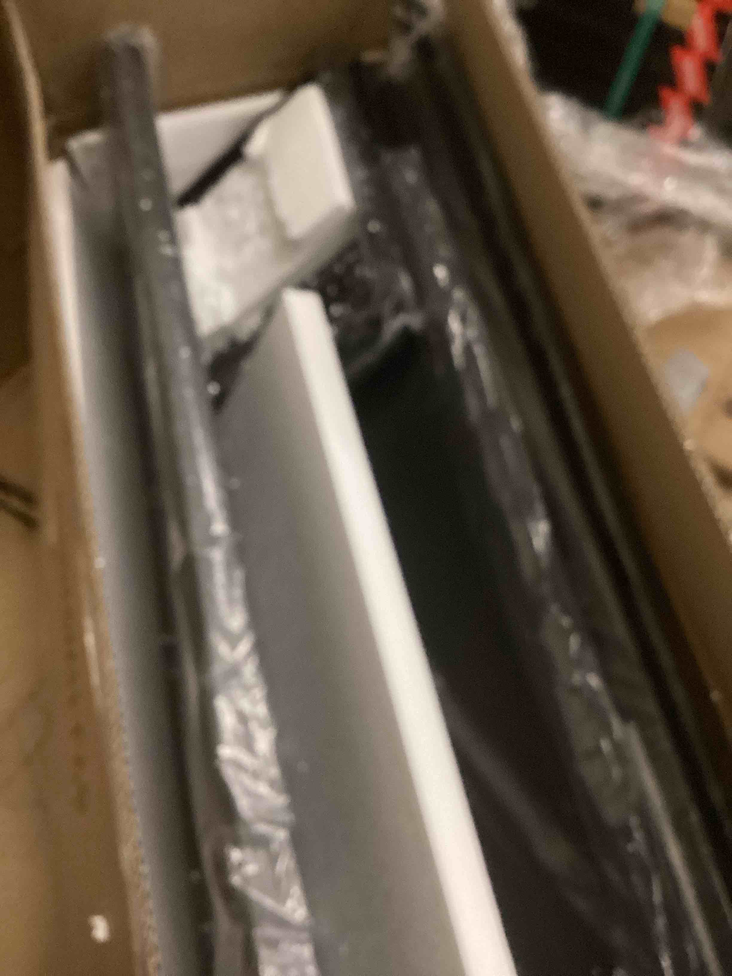 Condition photo showing Good Condition for 1 Piece 71.37 in. H x 46.8 in. W Black Metal Rectangle Outdoor Planting Box with Climbing Frame Decorative Art Panel