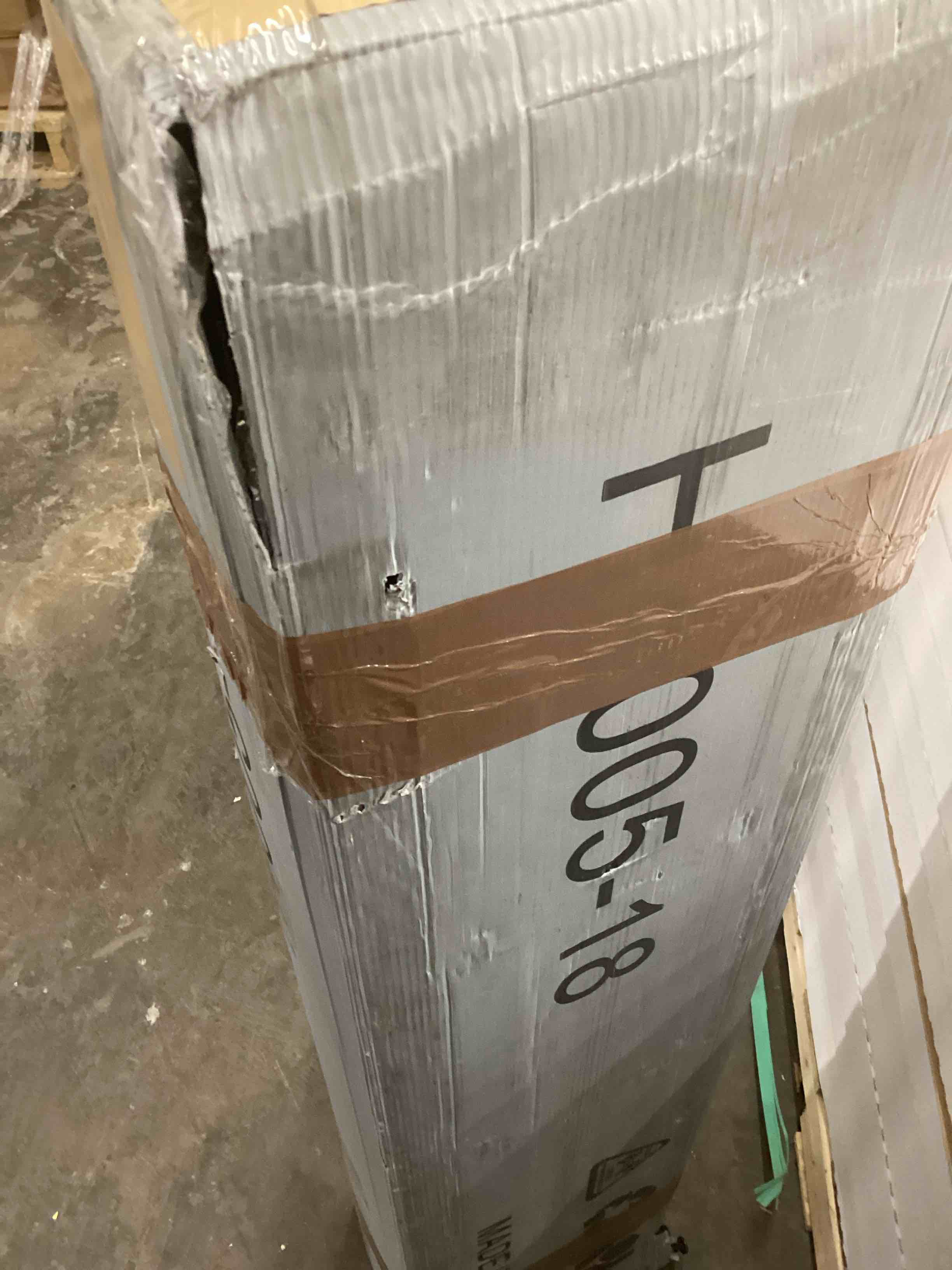 Condition photo showing As Is for 18 Inch Queen Size Metal Platform Bed Frame with Round Corners, Storage Space Under High Bed Frame-Heavy Duty Steel Slats Support, Noise Free - Easy Assembly - No Box Spring Needed