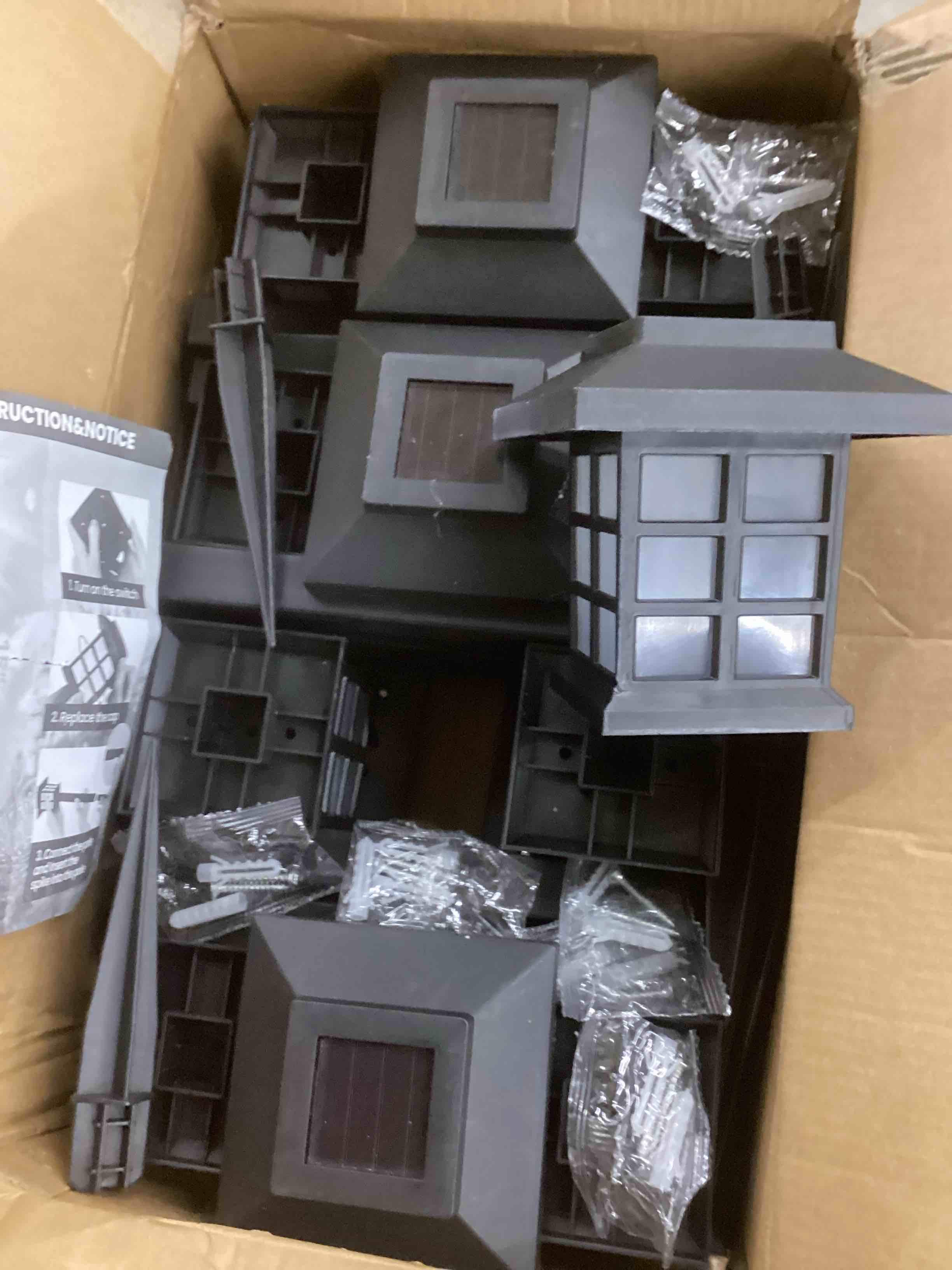 Condition photo showing New/Like New for Outdoor Solar Powered LED Garden Lights Landscape Lighting Waterproof Stake Path Lights for Patio Yard Backyard Lawn Terrace Pathway Sidewalk Pathway Walkway Driveway Decorations 12 Pack Warm White