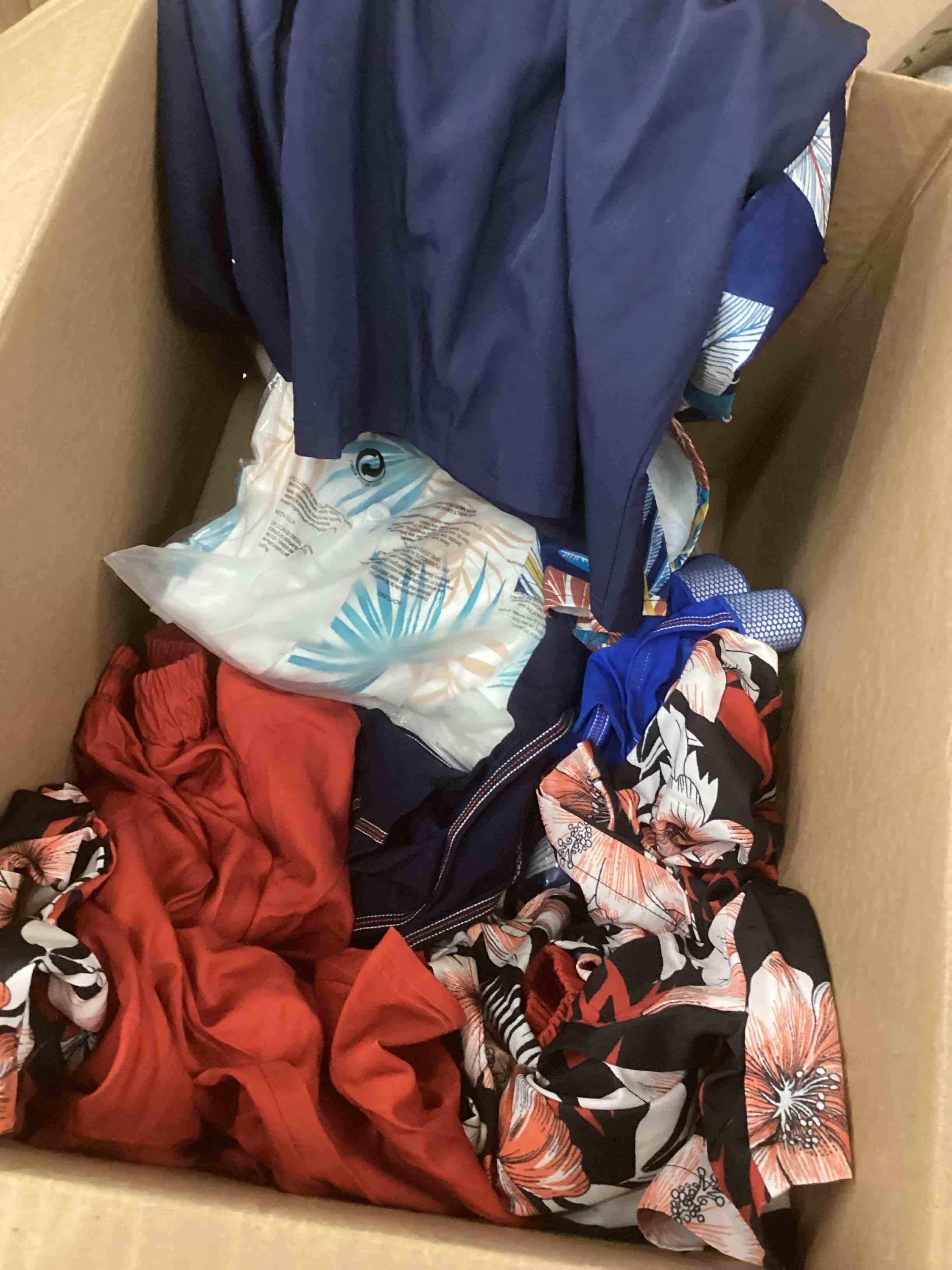 Condition photo showing Good Condition for Assorted Lot of Apparel (Men’s, Women’s, Kids, Clothes of all Different Sizes)