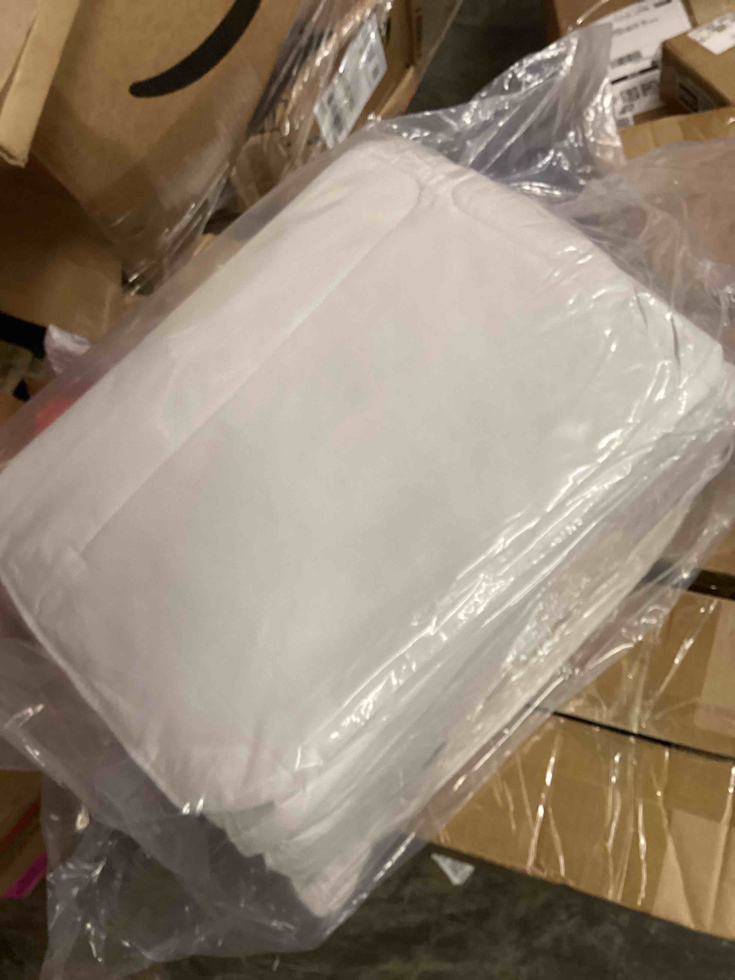 Condition photo showing Good Condition for 1 Piece Down Alternative Comforter All Season-400GSM Lightweight 6 Corner Ties Premium Quality Goose Down Comforter- Twin/Twin XL(68" X 90") Colour-Light Grey