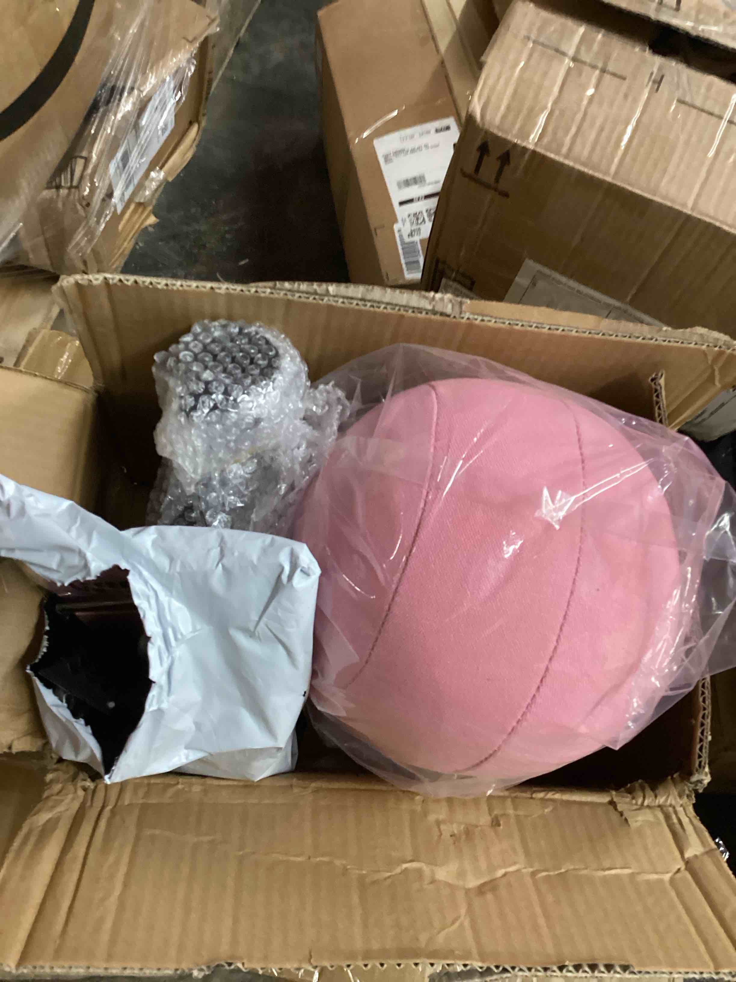 Condition photo showing Good Condition for 22 Inch Canvas Wig Head with Stand Cork Canvas Mannequin Head with Wig Head Stand Manikin Head Block Set for Wigs Trimming Making Display with T Pins Set (Pink)