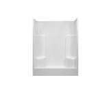 RE5860X 60IN X 35-3/4IN CENTER DRAIN WHITE 1PC SHOWER W/2 SEATS