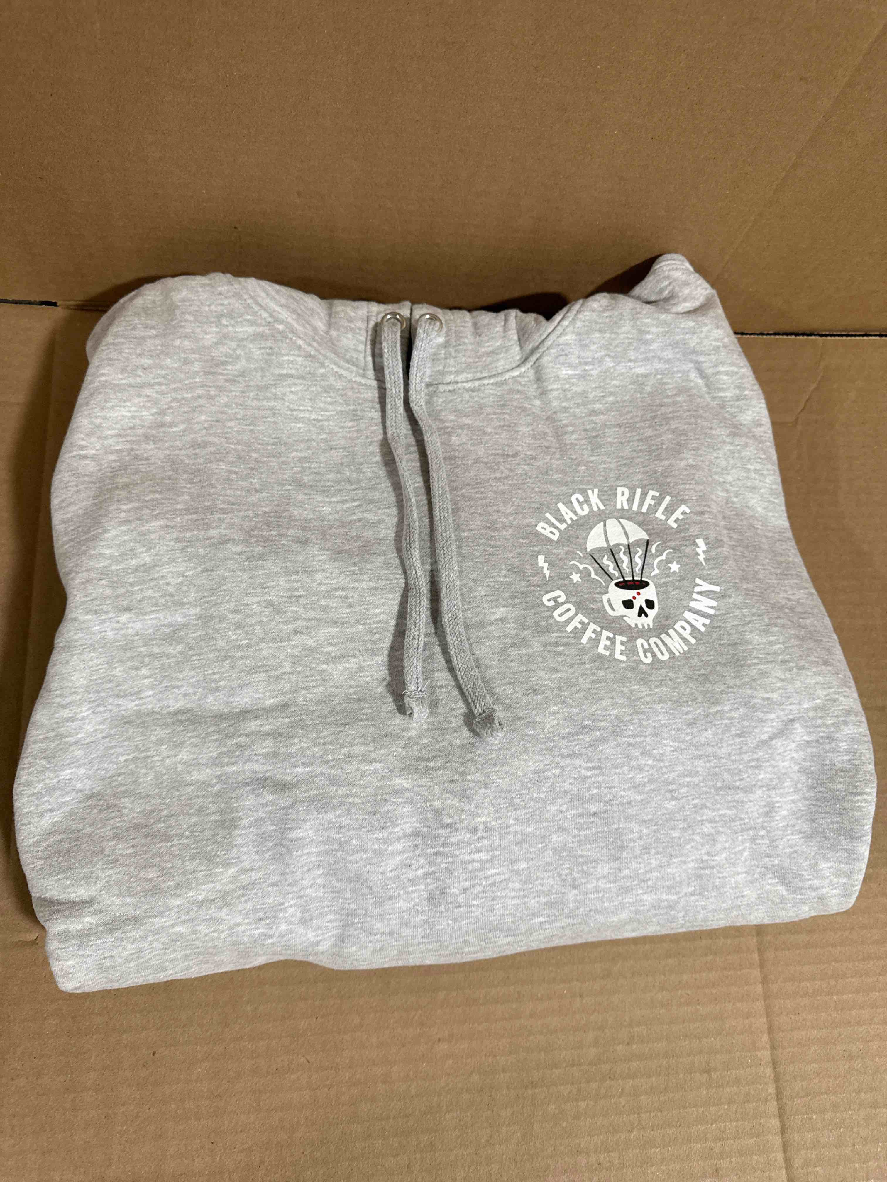 Black Rifle ParaMug Pullover Hoodie, Light Grey, 3 XL