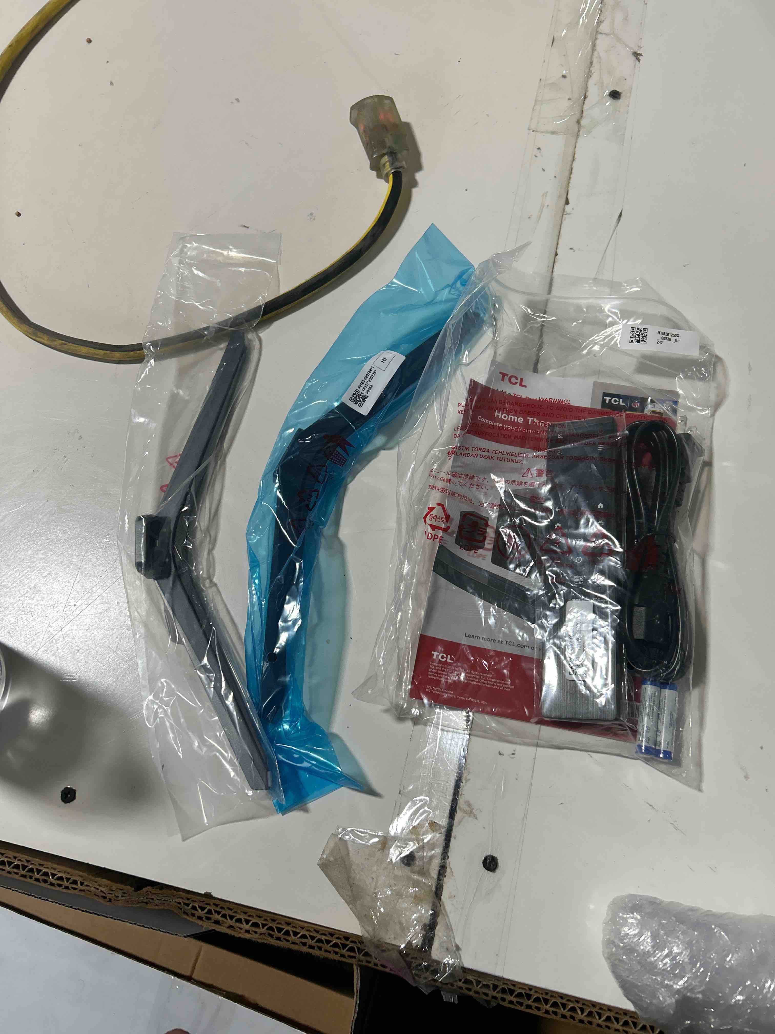 Condition photo showing As Is for (parts only)TCL 65 Inch Class QM6K Series | Mini LED QLED 4K HDR | 65QM6K, 2025 Model | 120HZ-144HZ High Brightness Smart Google TV Dolby Atmos Onkyo Audio | Voice Remote Alexa Gaming Streaming Television